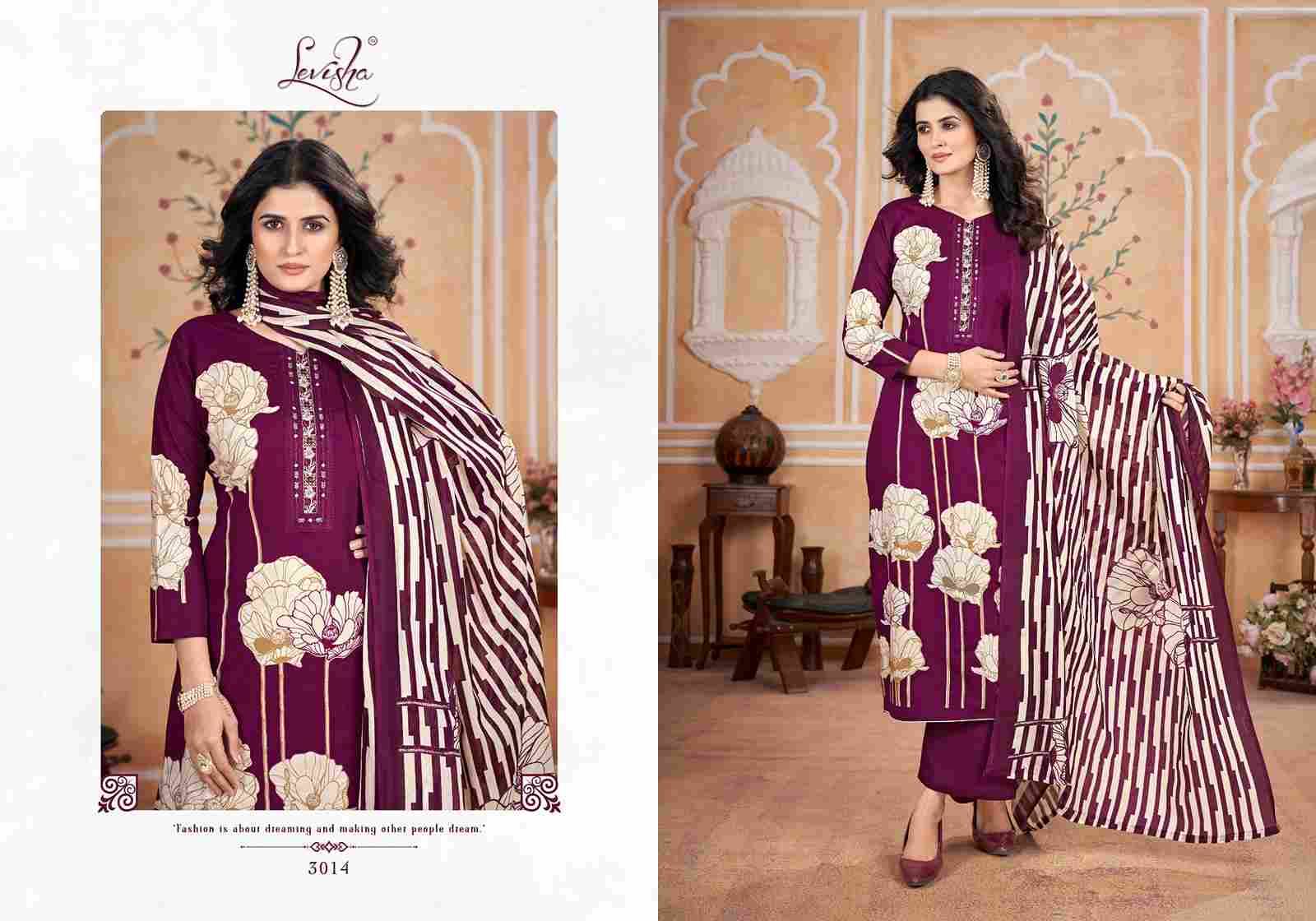 Dil-Bagh By Levisha 3013 To 3016 Series Festive Suits Beautiful Fancy Colorful Stylish Party Wear & Occasional Wear Cambric Cotton Dresses At Wholesale Price