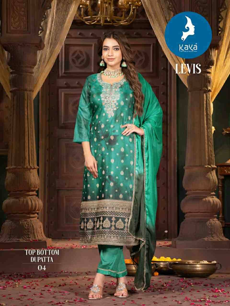 Levis By Kaya 01 To 08 Series Designer Stylish Fancy Colorful Beautiful Party Wear & Ethnic Wear Collection Silk Dresses At Wholesale Price