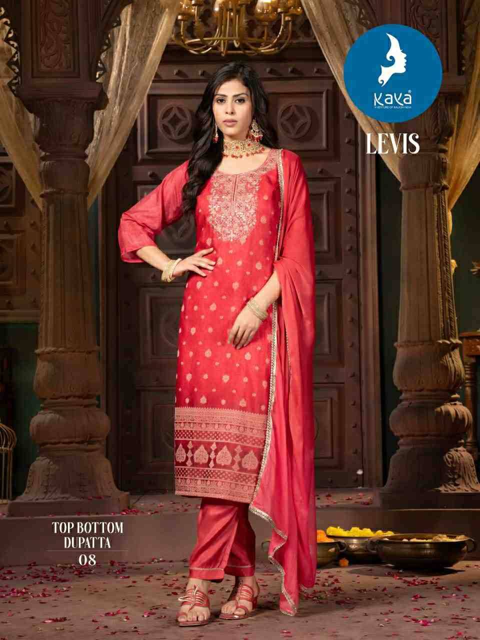 Levis By Kaya 01 To 08 Series Designer Stylish Fancy Colorful Beautiful Party Wear & Ethnic Wear Collection Silk Dresses At Wholesale Price