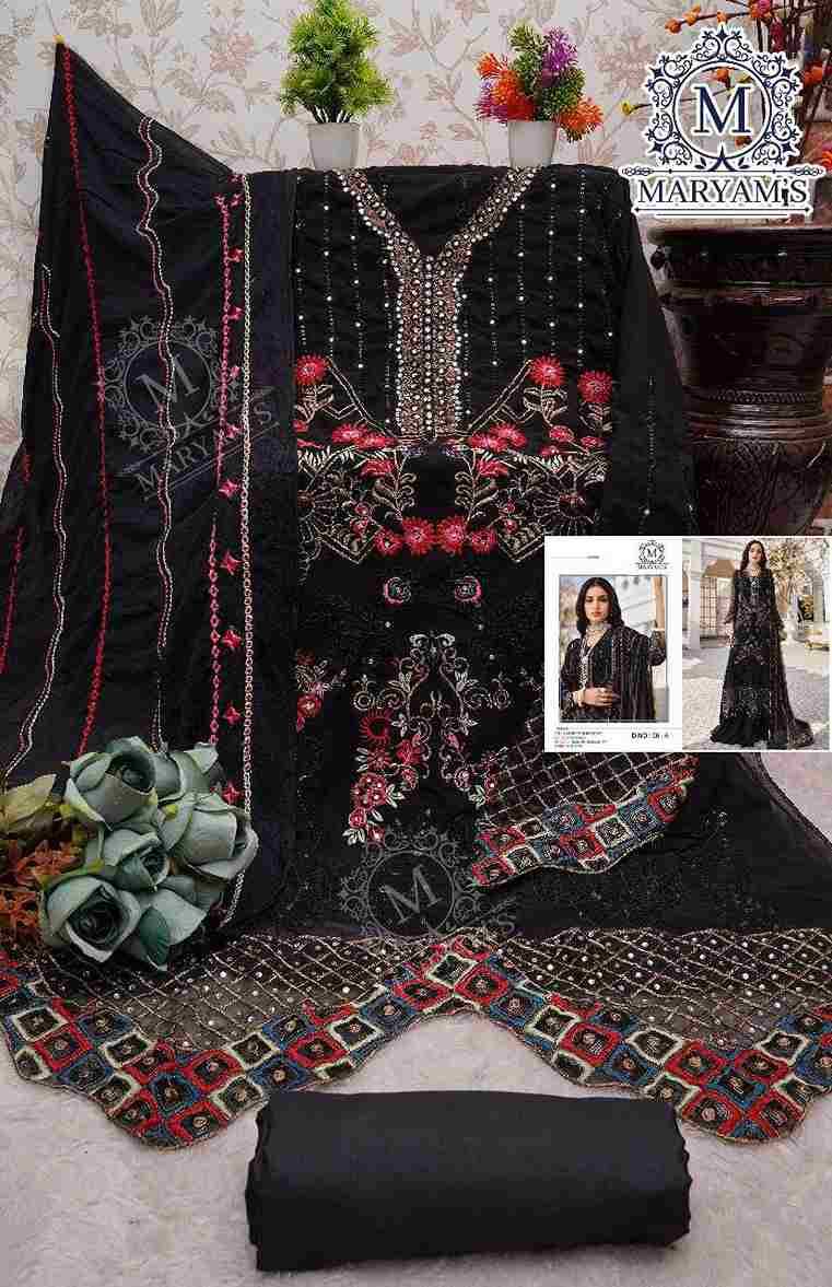 Maryams 156 Colours By Maryams 156-A To 156-D Series Pakistani Suits Beautiful Fancy Colorful Stylish Party Wear & Occasional Wear Georgette Embroidery Dresses At Wholesale Price