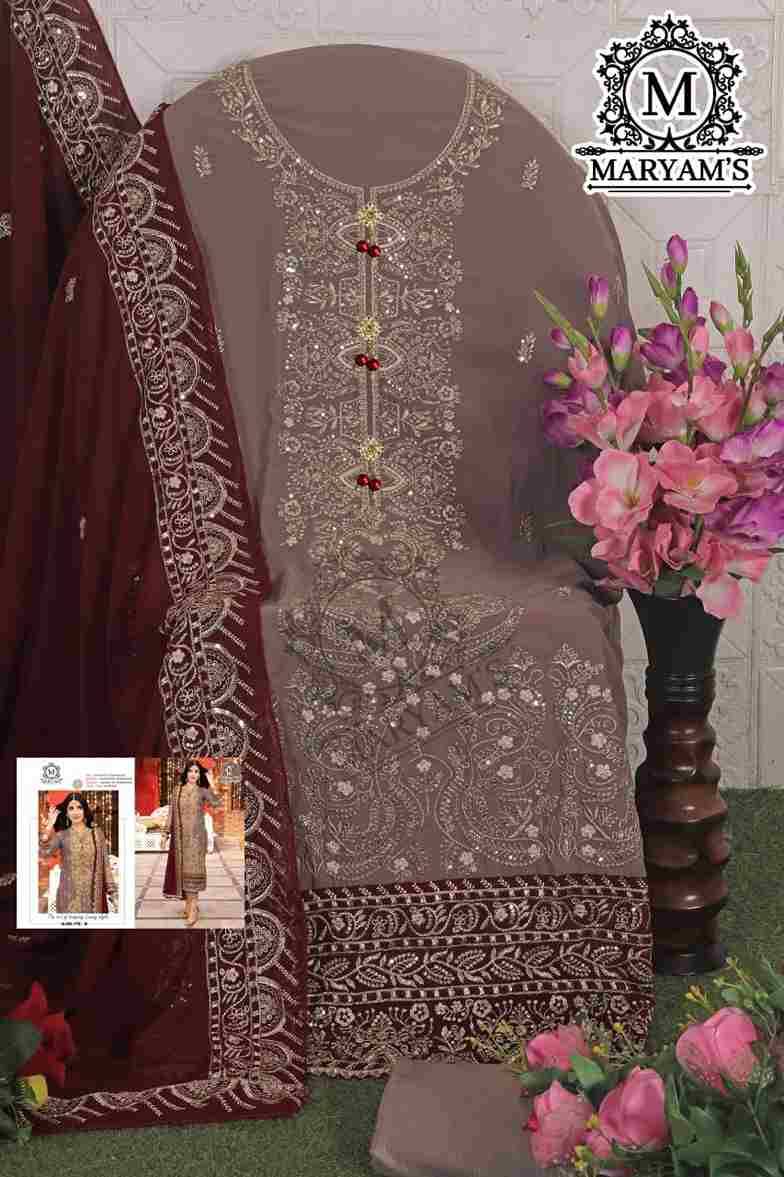 Maryams 179 Colours By Maryams 179-A To 179-D Series Pakistani Suits Beautiful Fancy Colorful Stylish Party Wear & Occasional Wear Georgette Embroidery Dresses At Wholesale Price