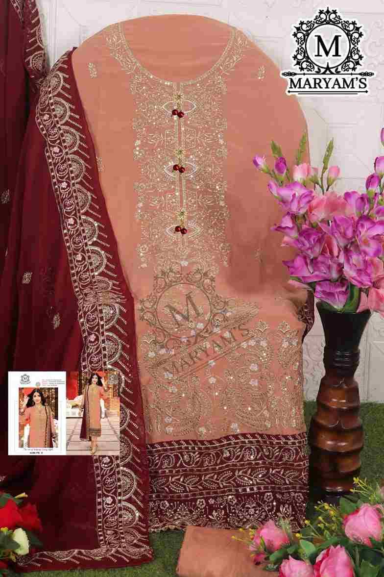 Maryams 179 Colours By Maryams 179-A To 179-D Series Pakistani Suits Beautiful Fancy Colorful Stylish Party Wear & Occasional Wear Georgette Embroidery Dresses At Wholesale Price