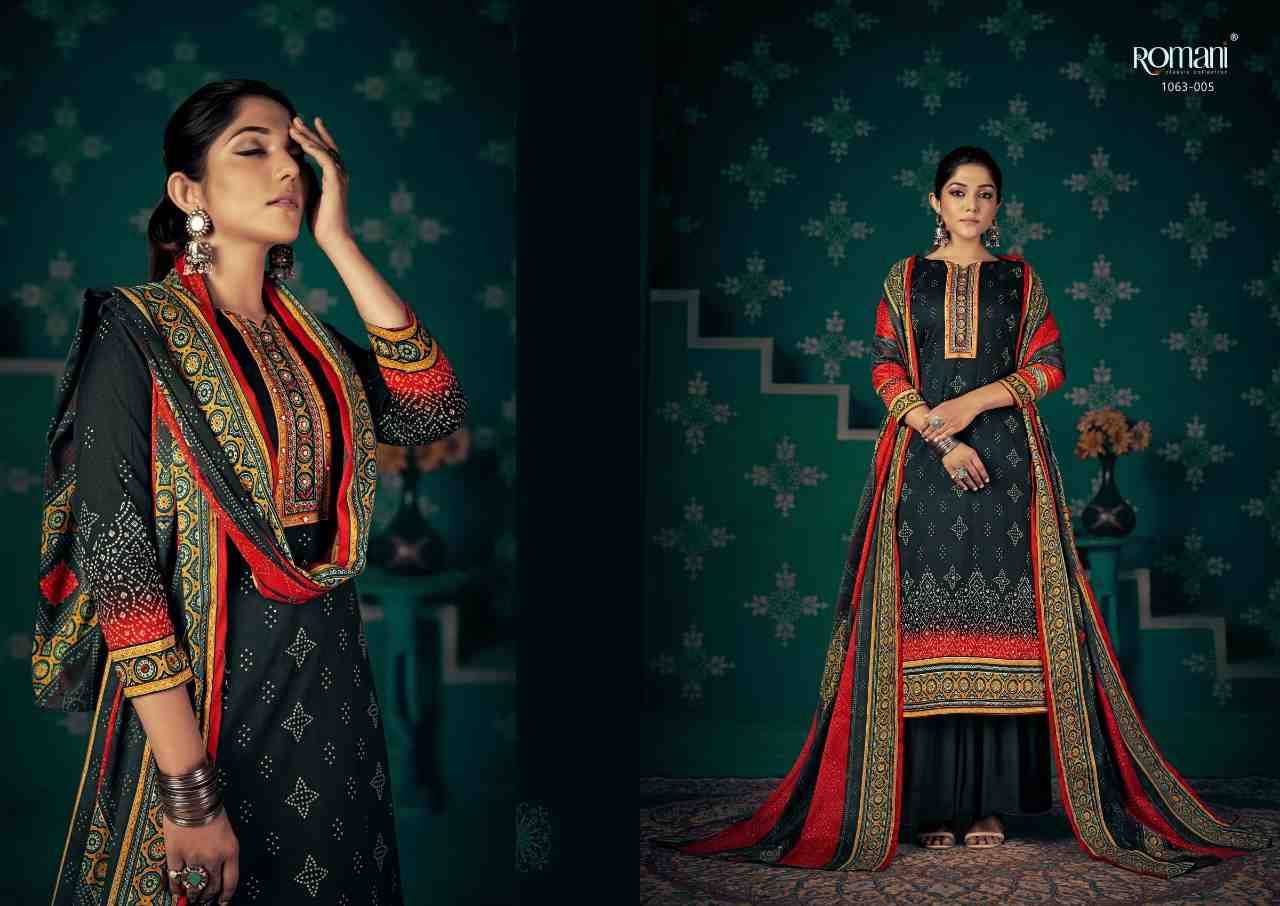 Noori By Romani 1063-001 To 1063-010 Series Beautiful Festive Suits Stylish Fancy Colorful Casual Wear & Ethnic Wear Pure Pashmina Print Dresses At Wholesale Price