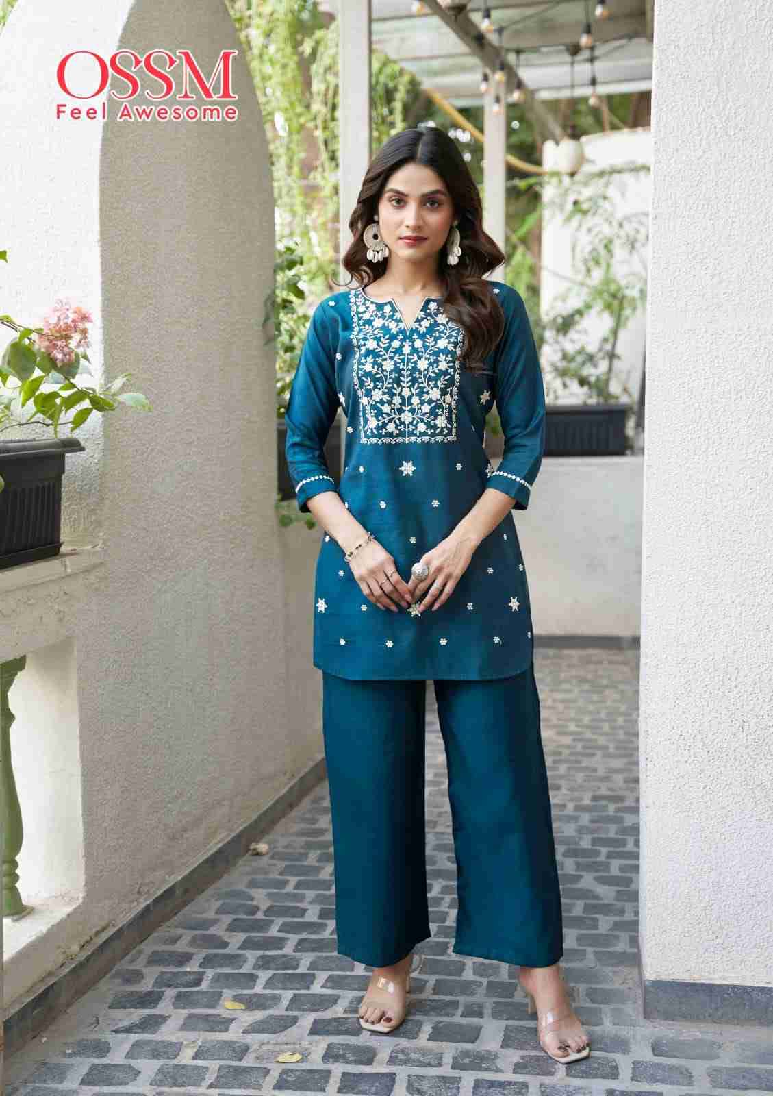 Vama Vol-2 By Ossm 2001 To 2006 Series Designer Stylish Fancy Colorful Beautiful Party Wear & Ethnic Wear Collection Viscose Silk Co-Ord At Wholesale Price