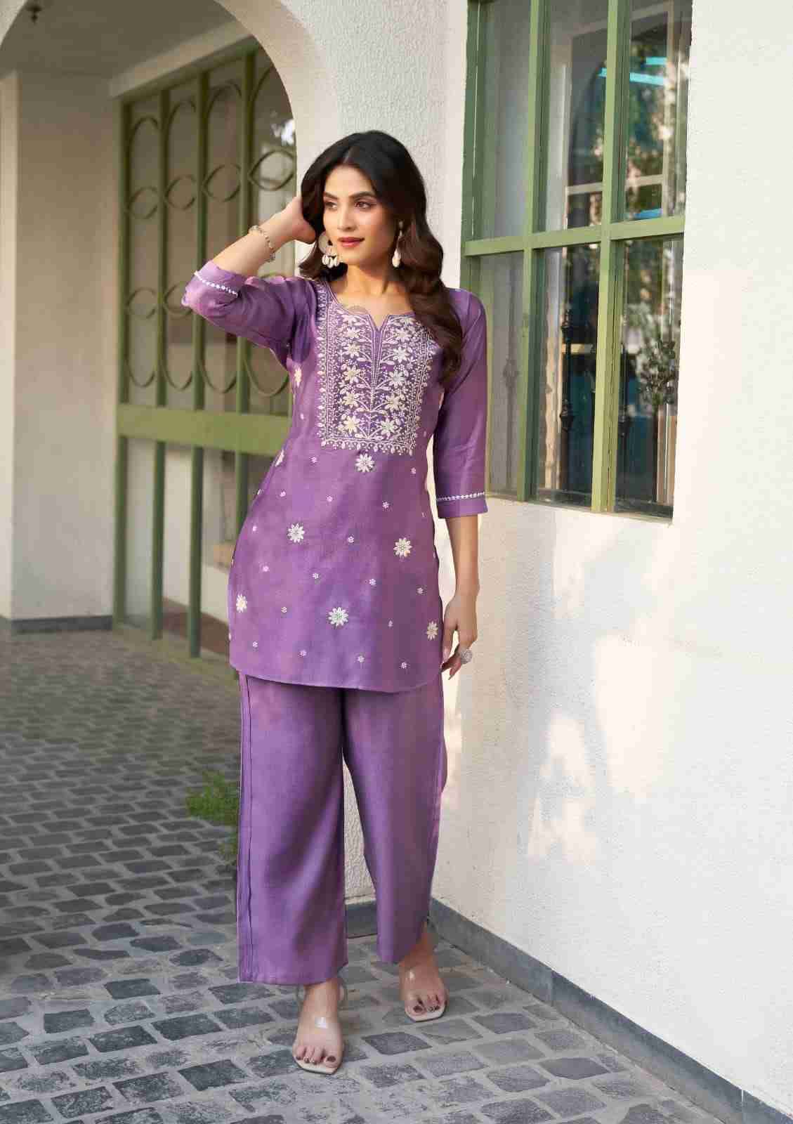 Vama Vol-2 By Ossm 2001 To 2006 Series Designer Stylish Fancy Colorful Beautiful Party Wear & Ethnic Wear Collection Viscose Silk Co-Ord At Wholesale Price