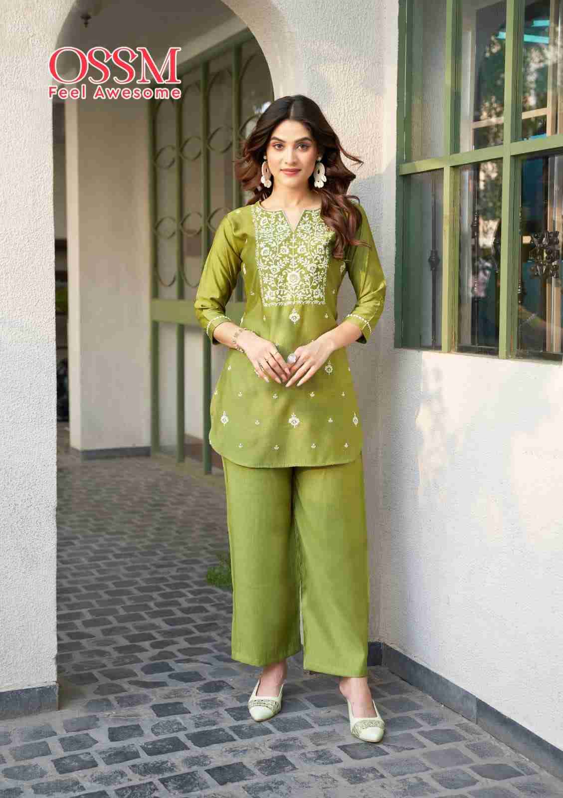 Vama Vol-2 By Ossm 2001 To 2006 Series Designer Stylish Fancy Colorful Beautiful Party Wear & Ethnic Wear Collection Viscose Silk Co-Ord At Wholesale Price