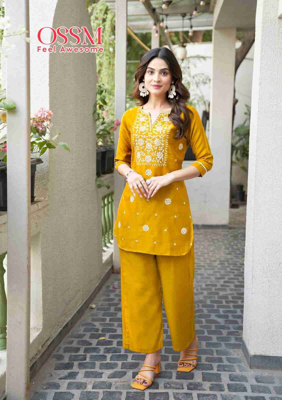 Vama Vol-2 By Ossm 2001 To 2006 Series Designer Stylish Fancy Colorful Beautiful Party Wear & Ethnic Wear Collection Viscose Silk Co-Ord At Wholesale Price