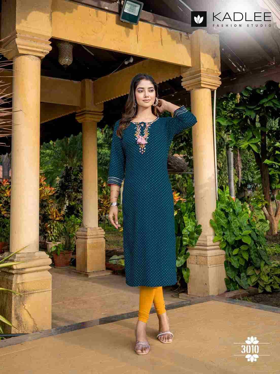 Angel Vol-2 By Kadlee 3007 To 3012 Series Designer Stylish Fancy Colorful Beautiful Party Wear & Ethnic Wear Collection Rayon Print Kurtis At Wholesale Price