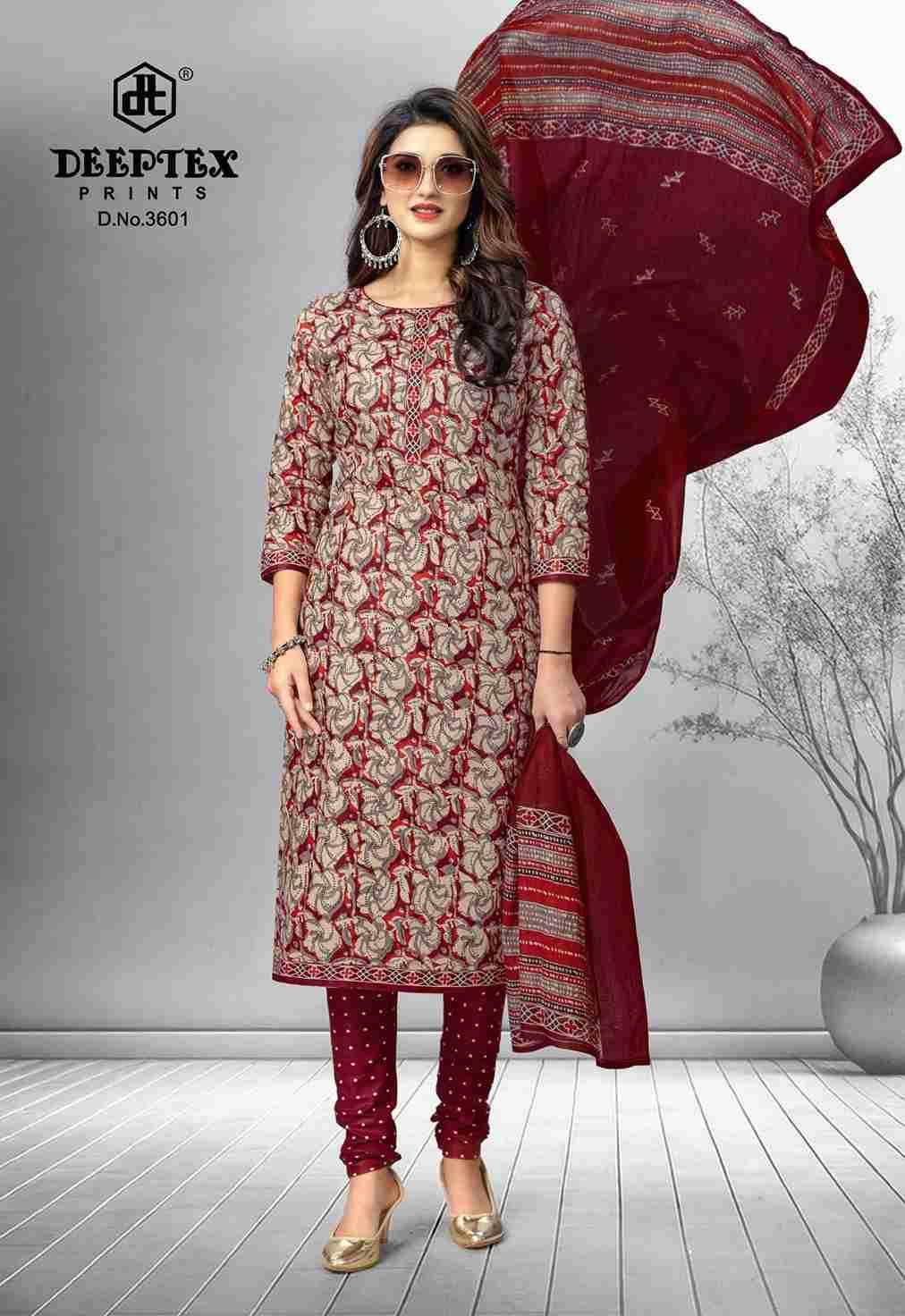 Chief Guest Vol-36 By Deeptex Prints 3601 To 3615 Series Beautiful Suits Colorful Stylish Fancy Casual Wear & Ethnic Wear Cotton Print Dresses At Wholesale Price