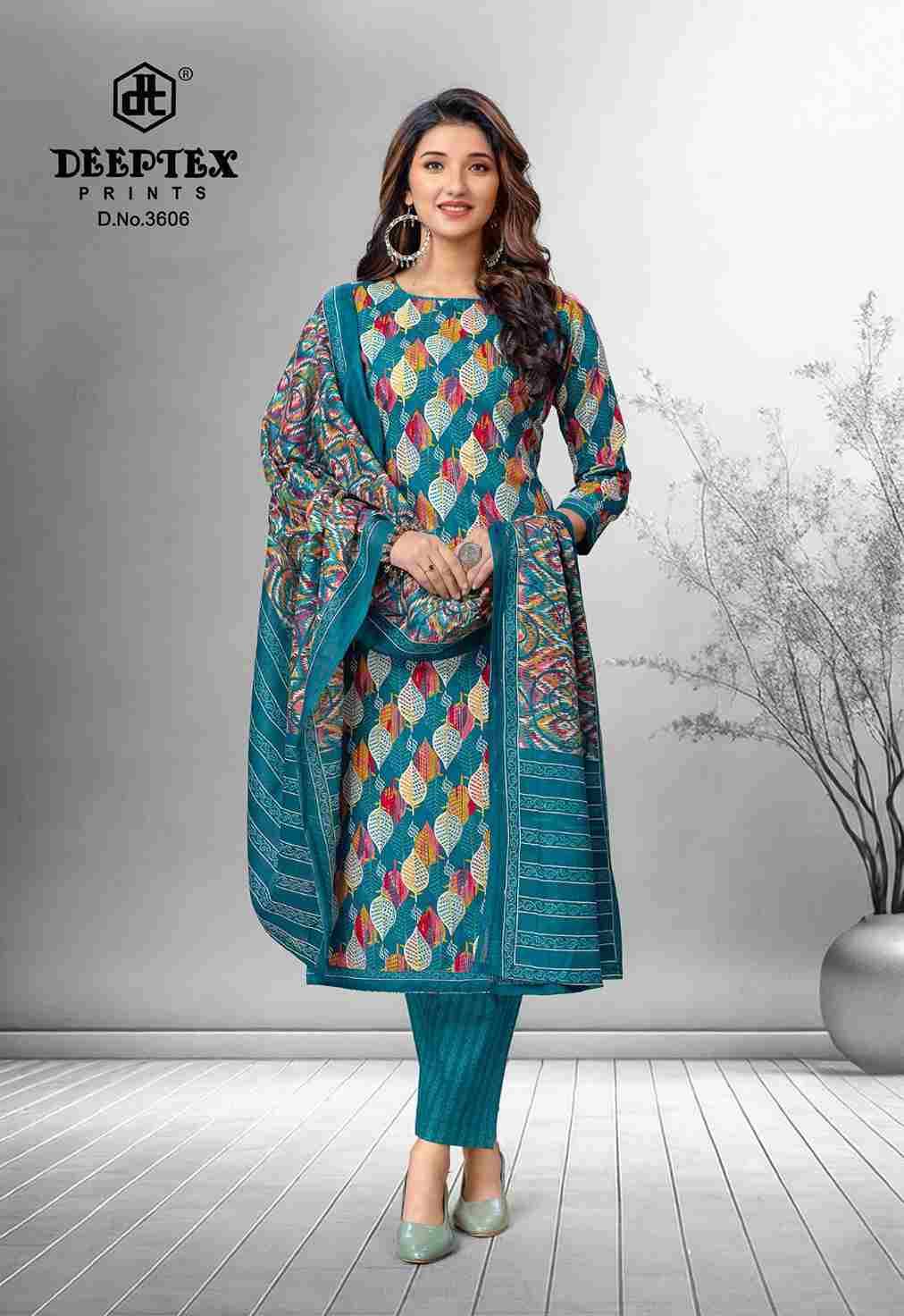 Chief Guest Vol-36 By Deeptex Prints 3601 To 3615 Series Beautiful Suits Colorful Stylish Fancy Casual Wear & Ethnic Wear Cotton Print Dresses At Wholesale Price