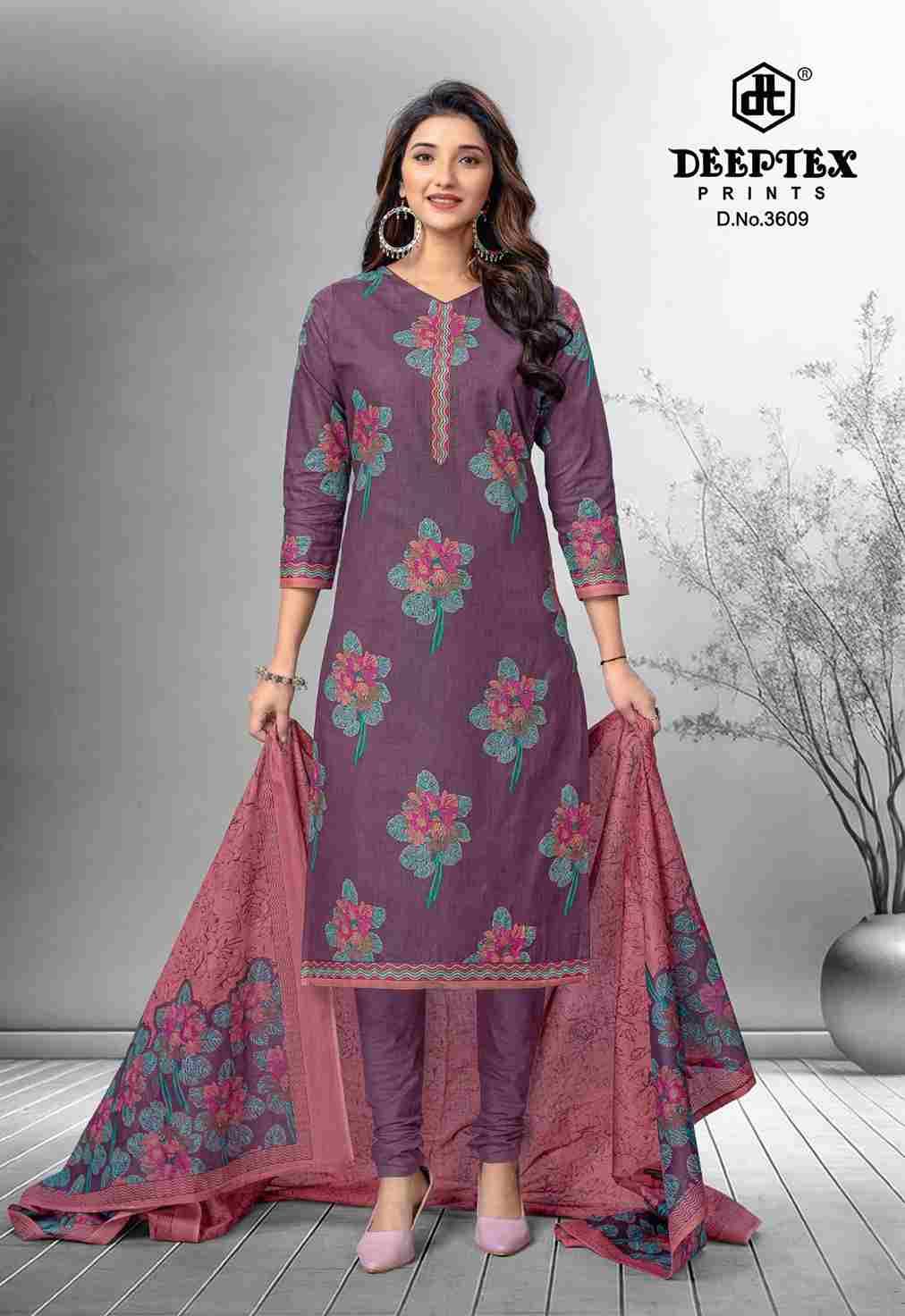 Chief Guest Vol-36 By Deeptex Prints 3601 To 3615 Series Beautiful Suits Colorful Stylish Fancy Casual Wear & Ethnic Wear Cotton Print Dresses At Wholesale Price