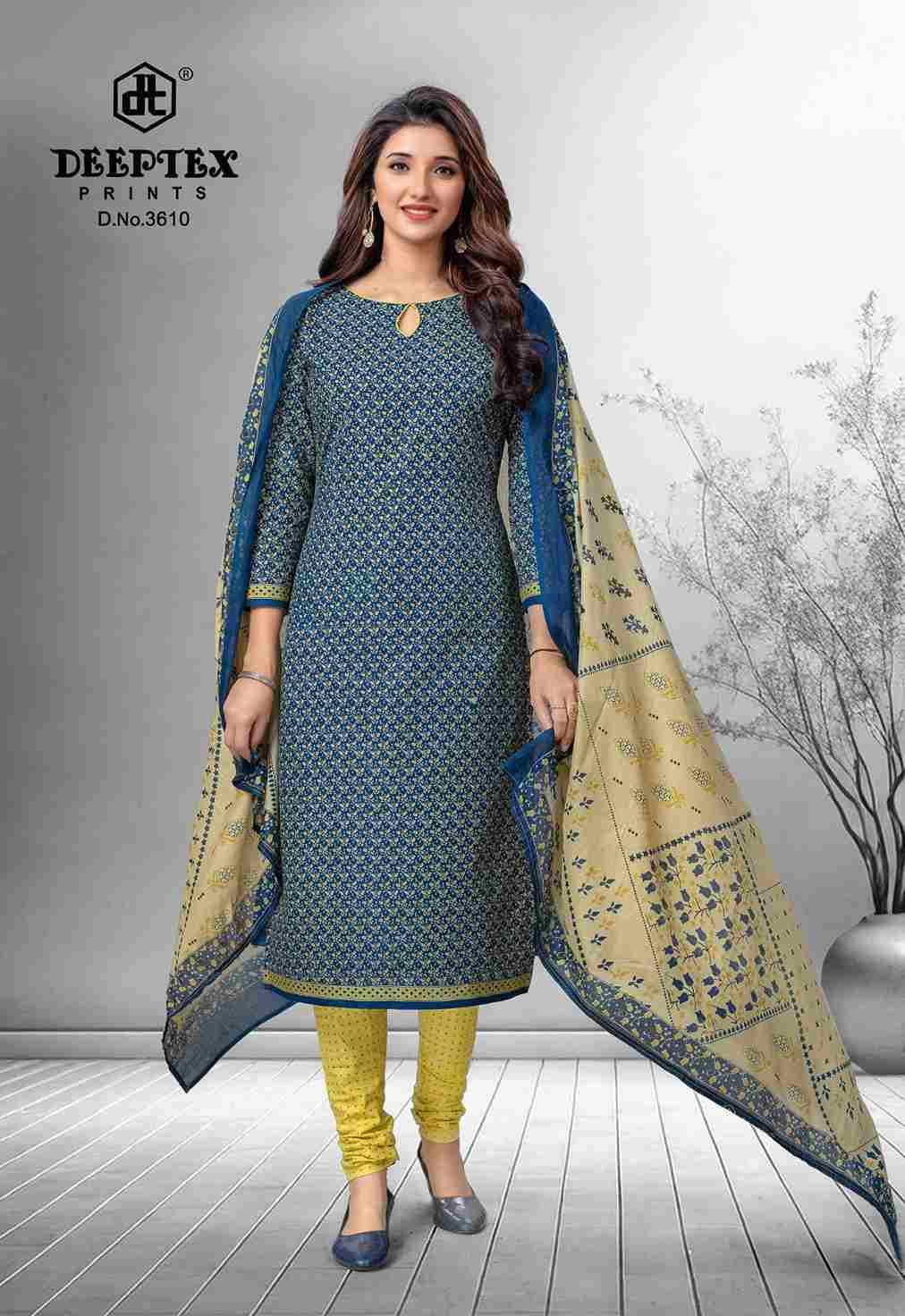 Chief Guest Vol-36 By Deeptex Prints 3601 To 3615 Series Beautiful Suits Colorful Stylish Fancy Casual Wear & Ethnic Wear Cotton Print Dresses At Wholesale Price