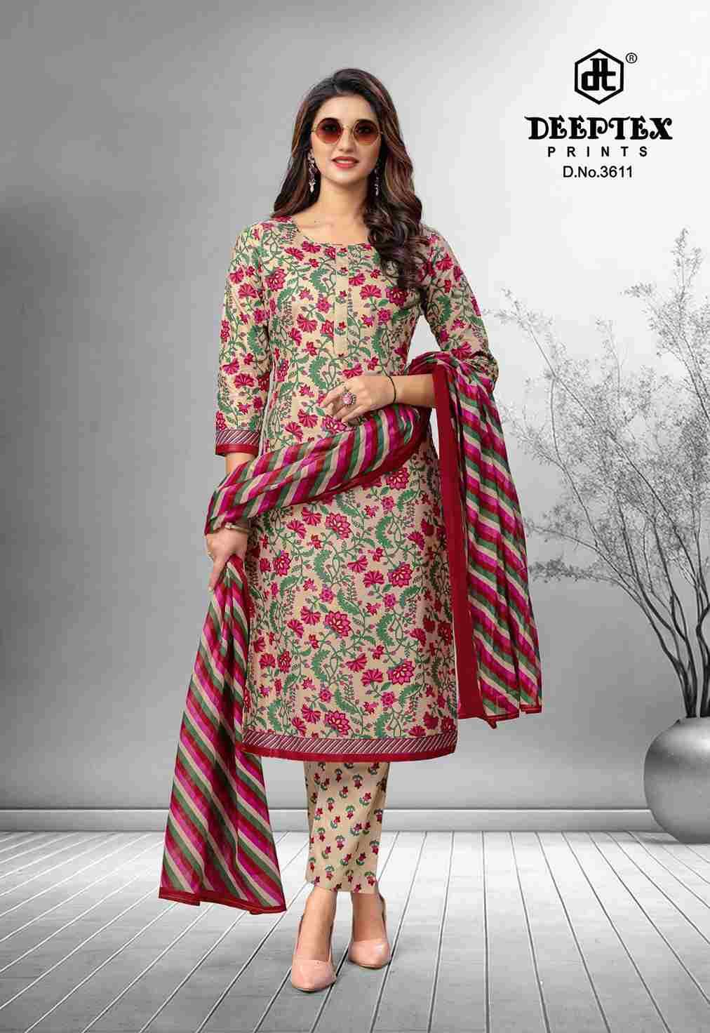 Chief Guest Vol-36 By Deeptex Prints 3601 To 3615 Series Beautiful Suits Colorful Stylish Fancy Casual Wear & Ethnic Wear Cotton Print Dresses At Wholesale Price