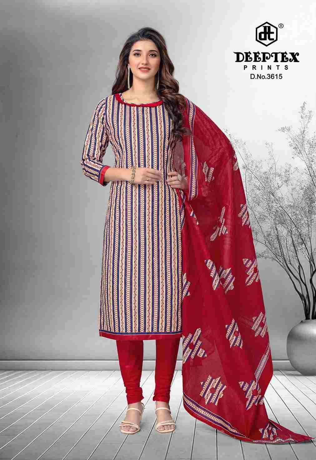 Chief Guest Vol-36 By Deeptex Prints 3601 To 3615 Series Beautiful Suits Colorful Stylish Fancy Casual Wear & Ethnic Wear Cotton Print Dresses At Wholesale Price