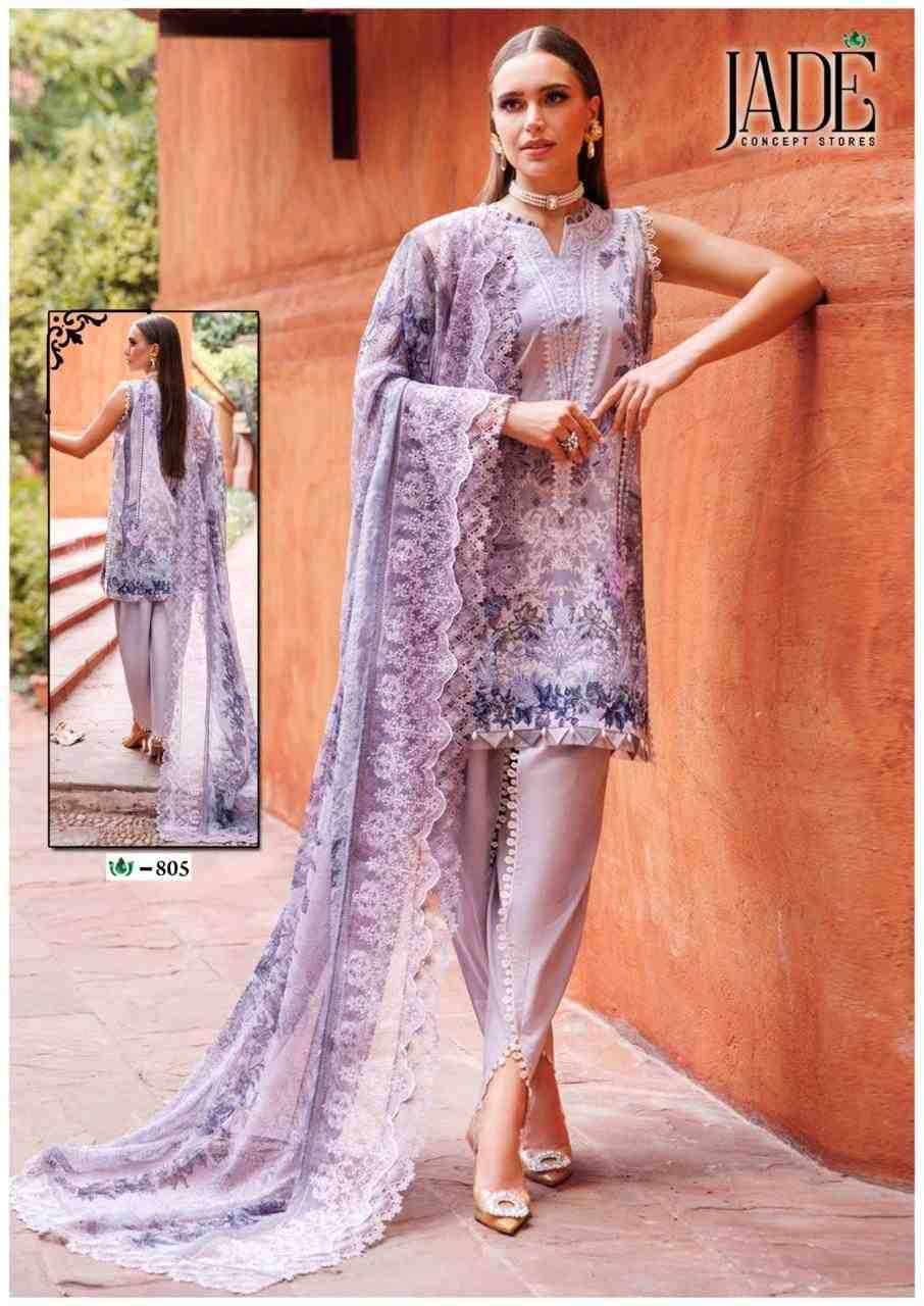 Crimson Lawn Vol-8 By Jade 801 To 806 Series Beautiful Festive Suits Colorful Stylish Fancy Casual Wear & Ethnic Wear Pure Lawn Embroidered Dresses At Wholesale Price