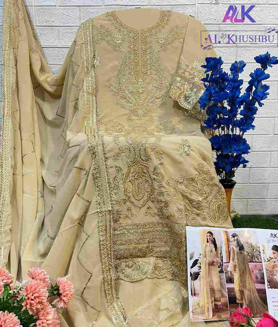 Afifa Vol-2 By Al Khushbu 6015 To 6017 Series Beautiful Pakistani Suits Colorful Stylish Fancy Casual Wear & Ethnic Wear Faux Georgette Dresses At Wholesale Price