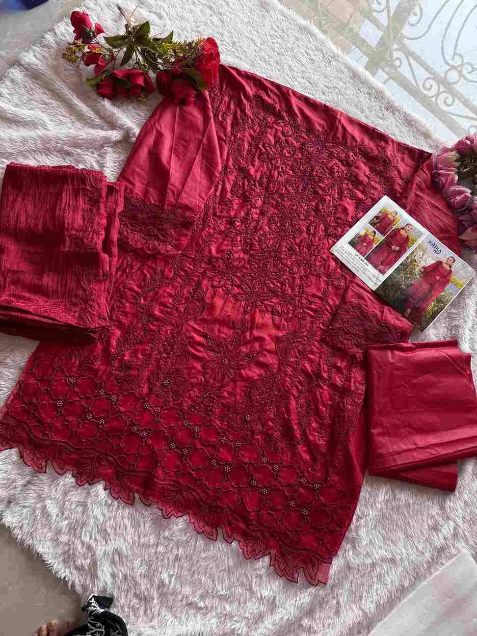 Johra Hit Design 154 By Johra Tex Beautiful Pakistani Suits Colorful Stylish Fancy Casual Wear & Ethnic Wear Cambric Cotton Embroidered Dresses At Wholesale Price