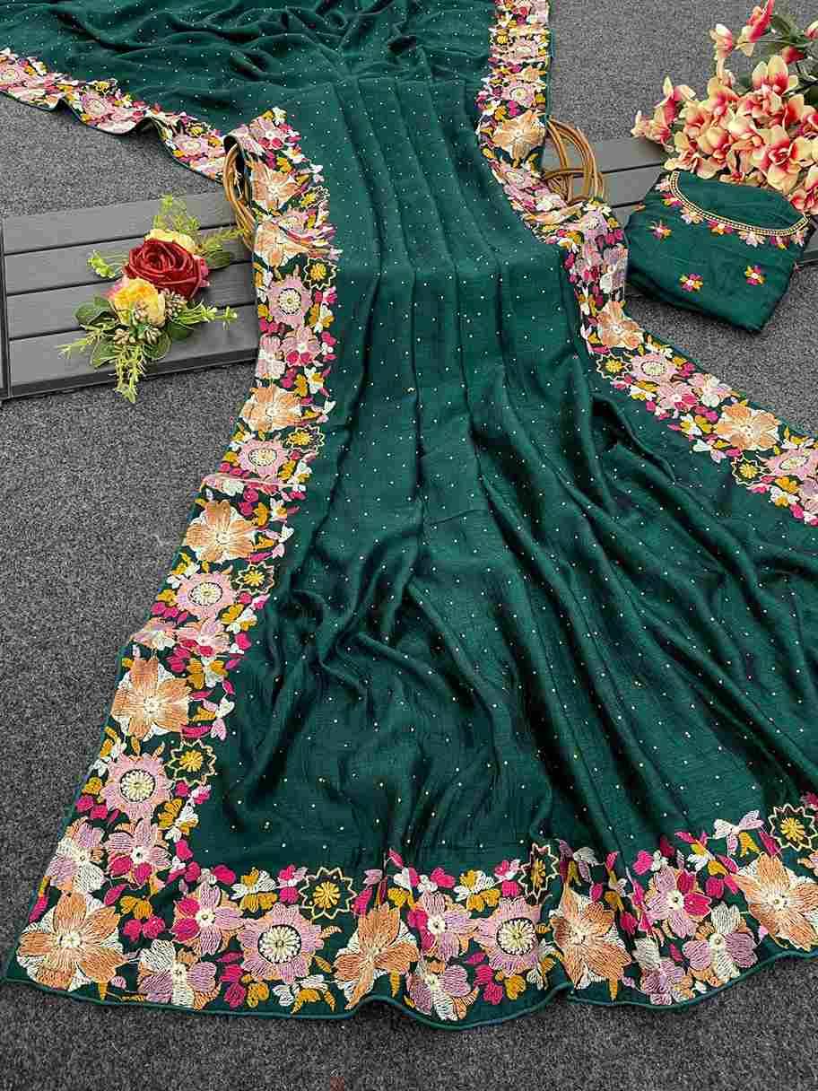 Pinal By Fashid Wholesale 01 To 08 Series Indian Traditional Wear Collection Beautiful Stylish Fancy Colorful Party Wear & Occasional Wear Soft Vichitra Silk Sarees At Wholesale Price