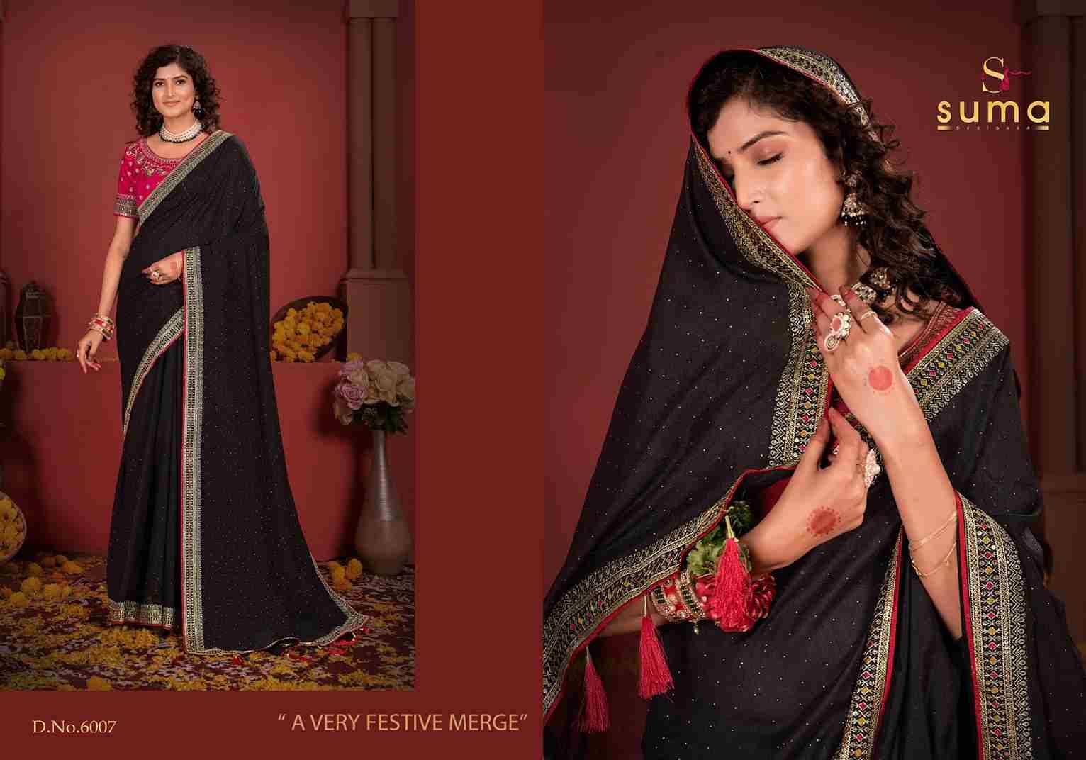 Avikya By Suma 6001 To 6010 Series Indian Traditional Wear Collection Beautiful Stylish Fancy Colorful Party Wear & Occasional Wear Vichitra Silk Sarees At Wholesale Price