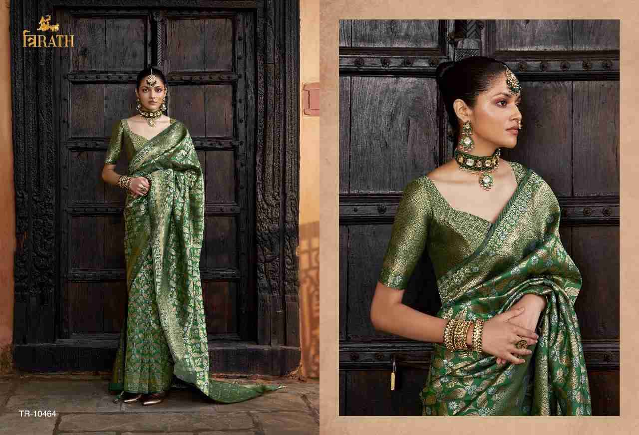 Gatha By Trirath 10463 To 10470 Series Indian Traditional Wear Collection Beautiful Stylish Fancy Colorful Party Wear & Occasional Wear Viscose Silk Sarees At Wholesale Price