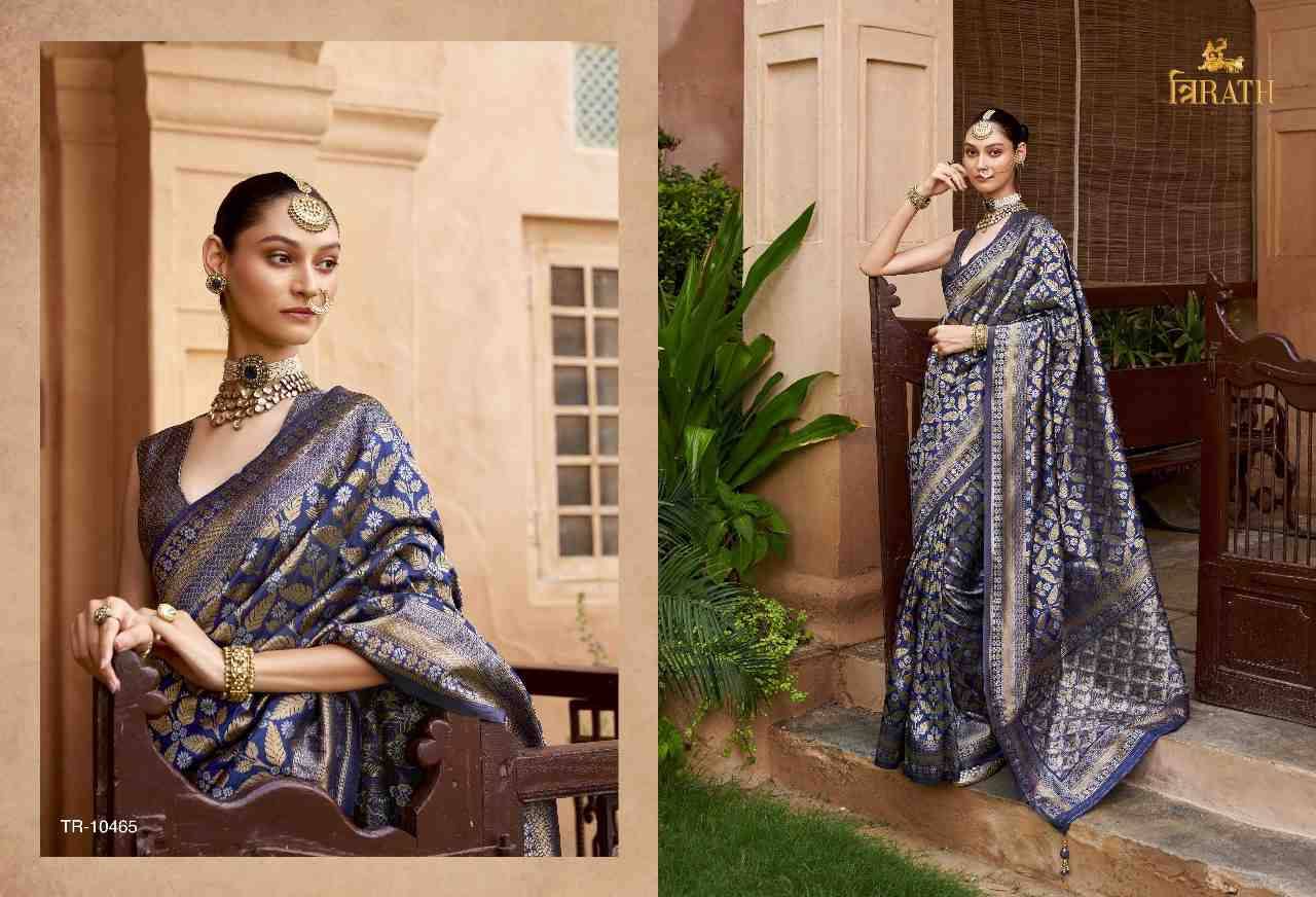 Gatha By Trirath 10463 To 10470 Series Indian Traditional Wear Collection Beautiful Stylish Fancy Colorful Party Wear & Occasional Wear Viscose Silk Sarees At Wholesale Price