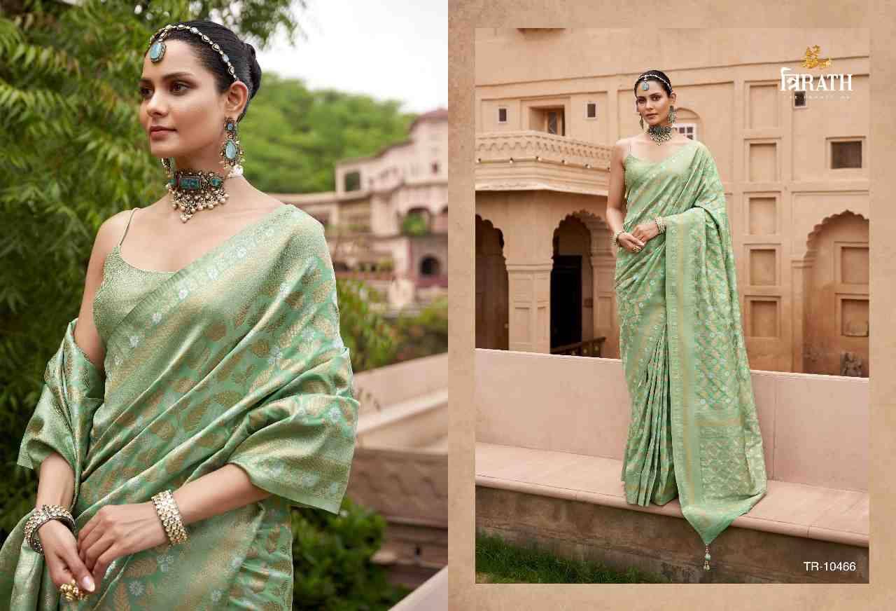 Gatha By Trirath 10463 To 10470 Series Indian Traditional Wear Collection Beautiful Stylish Fancy Colorful Party Wear & Occasional Wear Viscose Silk Sarees At Wholesale Price