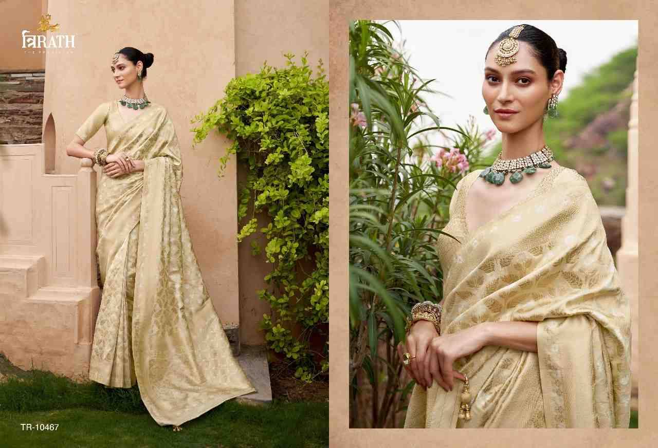 Gatha By Trirath 10463 To 10470 Series Indian Traditional Wear Collection Beautiful Stylish Fancy Colorful Party Wear & Occasional Wear Viscose Silk Sarees At Wholesale Price