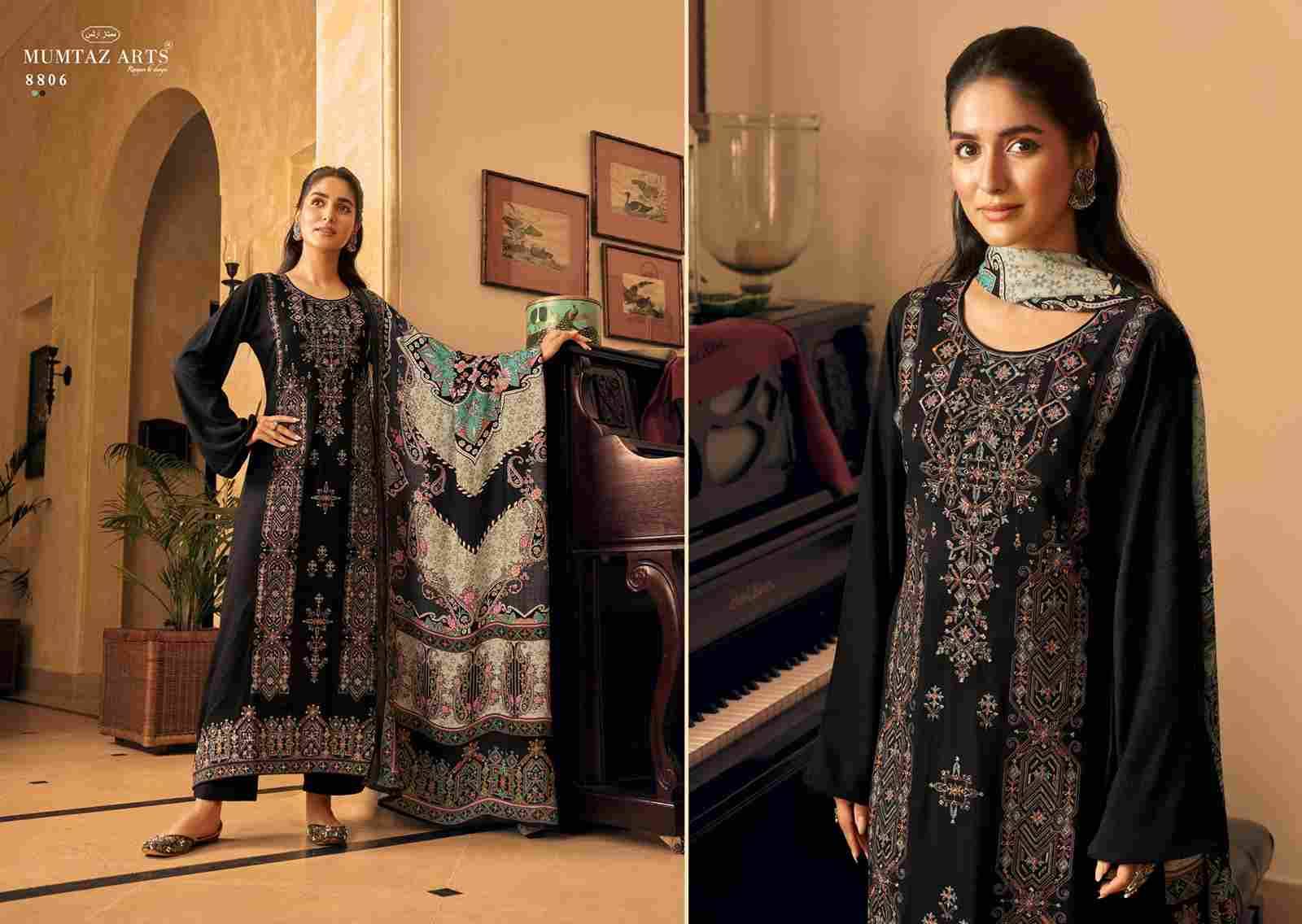 Rubina By Mumtaz Arts 8801 To 8806 Series Beautiful Festive Suits Colorful Stylish Fancy Casual Wear & Ethnic Wear Pure Viscose Pashmina Print Dresses At Wholesale Price