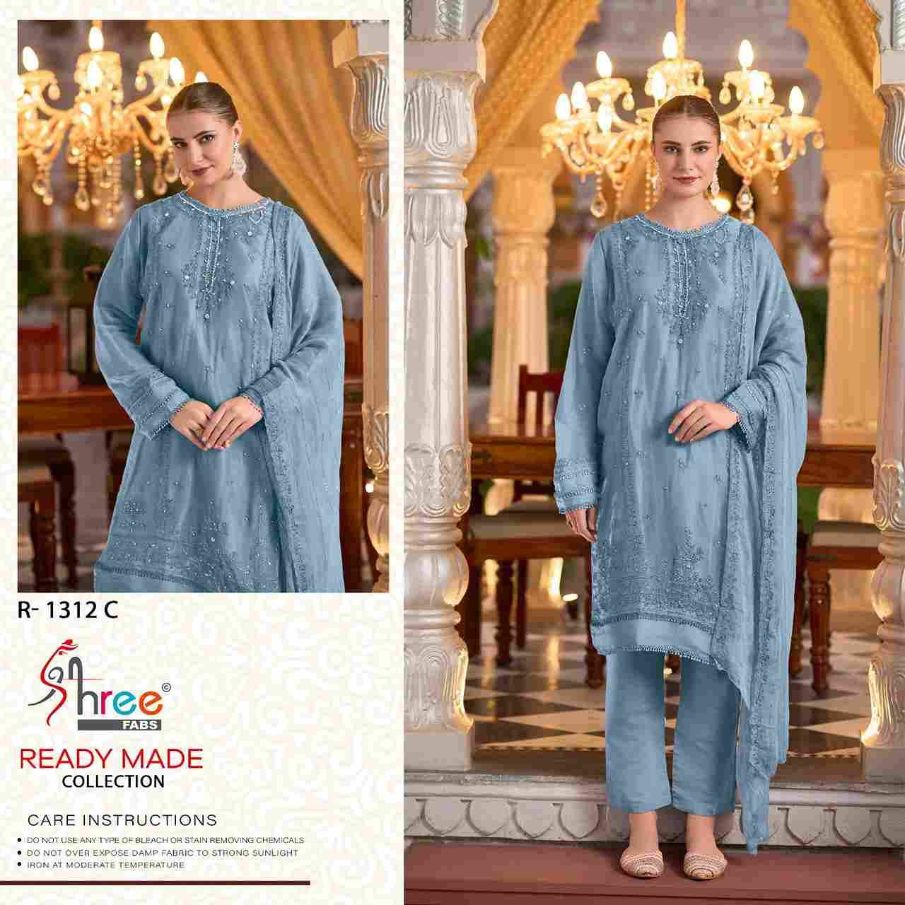 Shree Fabs Hit Design R-1312 Colours By Shree Fabs R-1312-A To R-1312-D Series Wholesale Designer Pakistani Suits Collection Beautiful Stylish Fancy Colorful Party Wear & Occasional Wear Viscose Chiffon Dresses At Wholesale Price