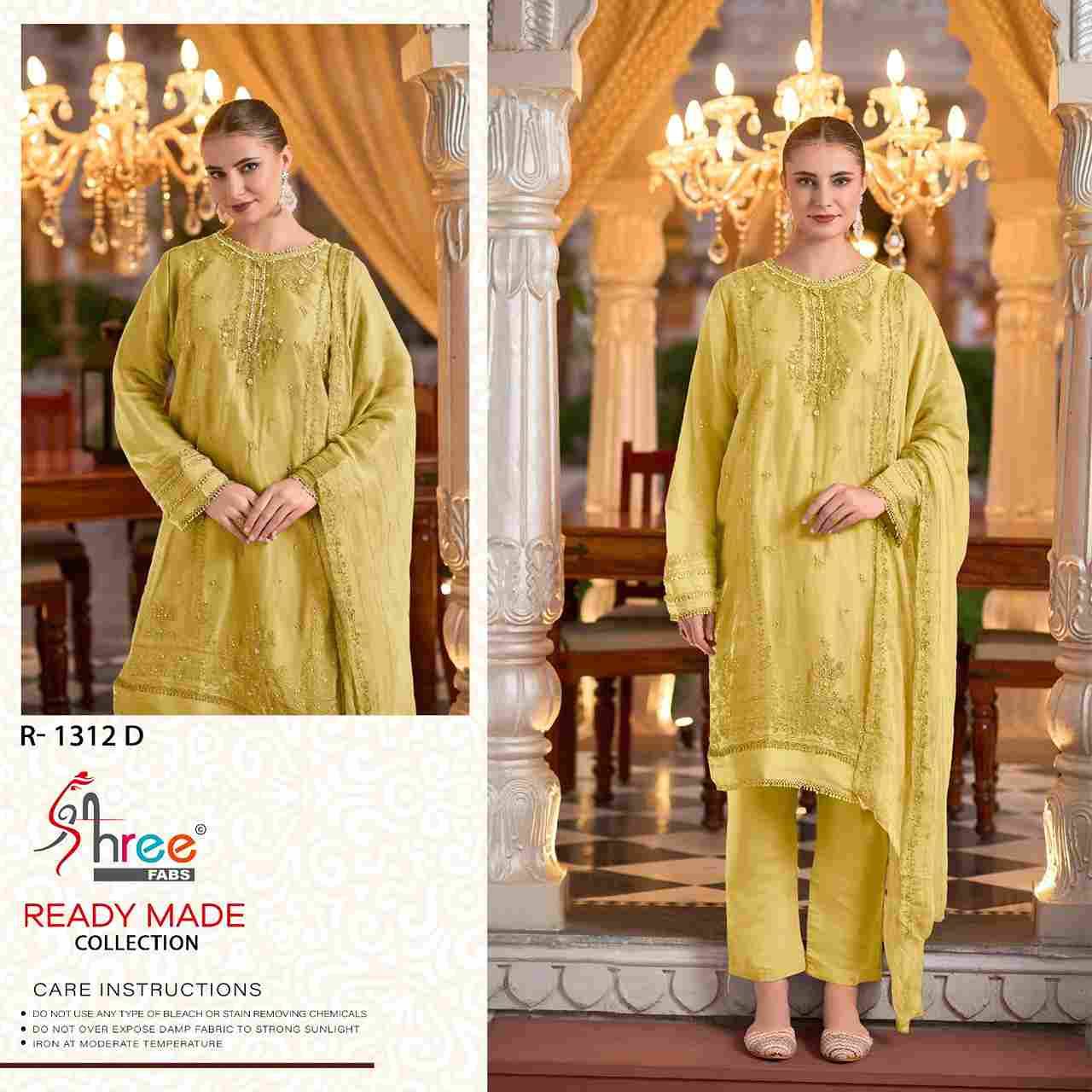 Shree Fabs Hit Design R-1312 Colours By Shree Fabs R-1312-A To R-1312-D Series Wholesale Designer Pakistani Suits Collection Beautiful Stylish Fancy Colorful Party Wear & Occasional Wear Viscose Chiffon Dresses At Wholesale Price