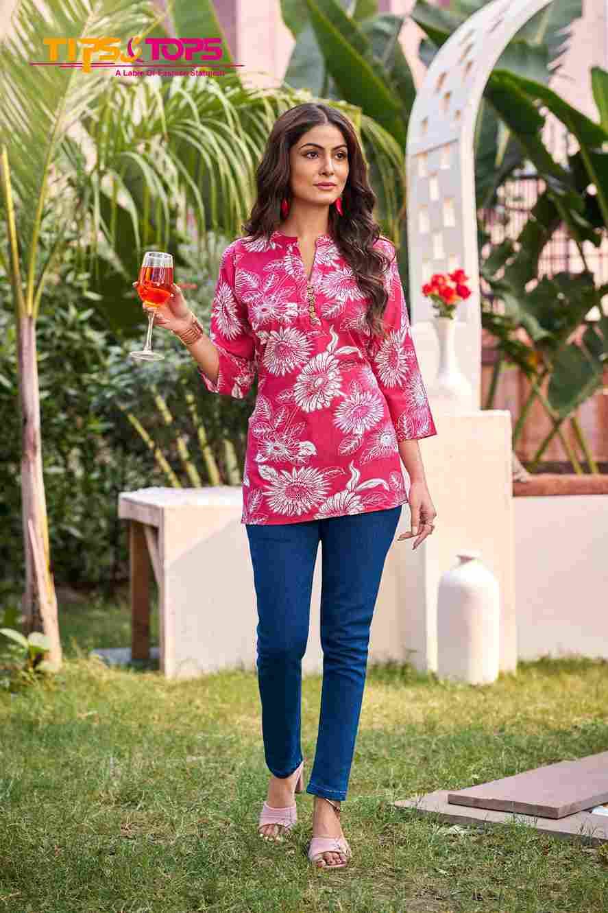 Baby Vol-5 By Tips And Tops 1001 To 1009 Series Beautiful Stylish Fancy Colorful Casual Wear & Ethnic Wear Pure Rayon Tops At Wholesale Price