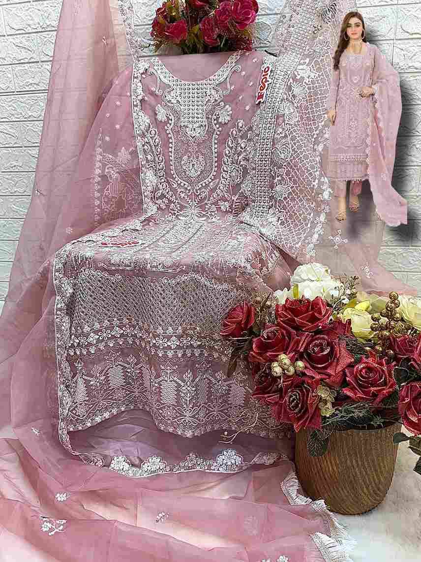 Fepic 1335 Colours By Fepic 1335-A To 1335-C Series Beautiful Pakistani Suits Colorful Stylish Fancy Casual Wear & Ethnic Wear Organza Embroidered Dresses At Wholesale Price