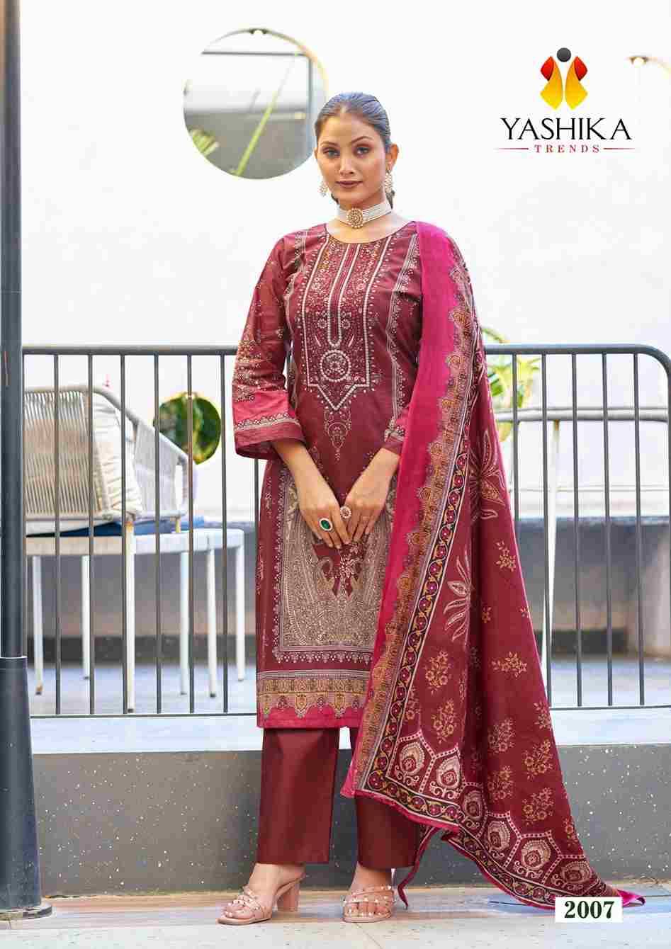 Naira.C By Yashika Trends 2001 To 2008 Series Beautiful Festive Suits Colorful Stylish Fancy Casual Wear & Ethnic Wear Pure Cotton Print Dresses At Wholesale Price