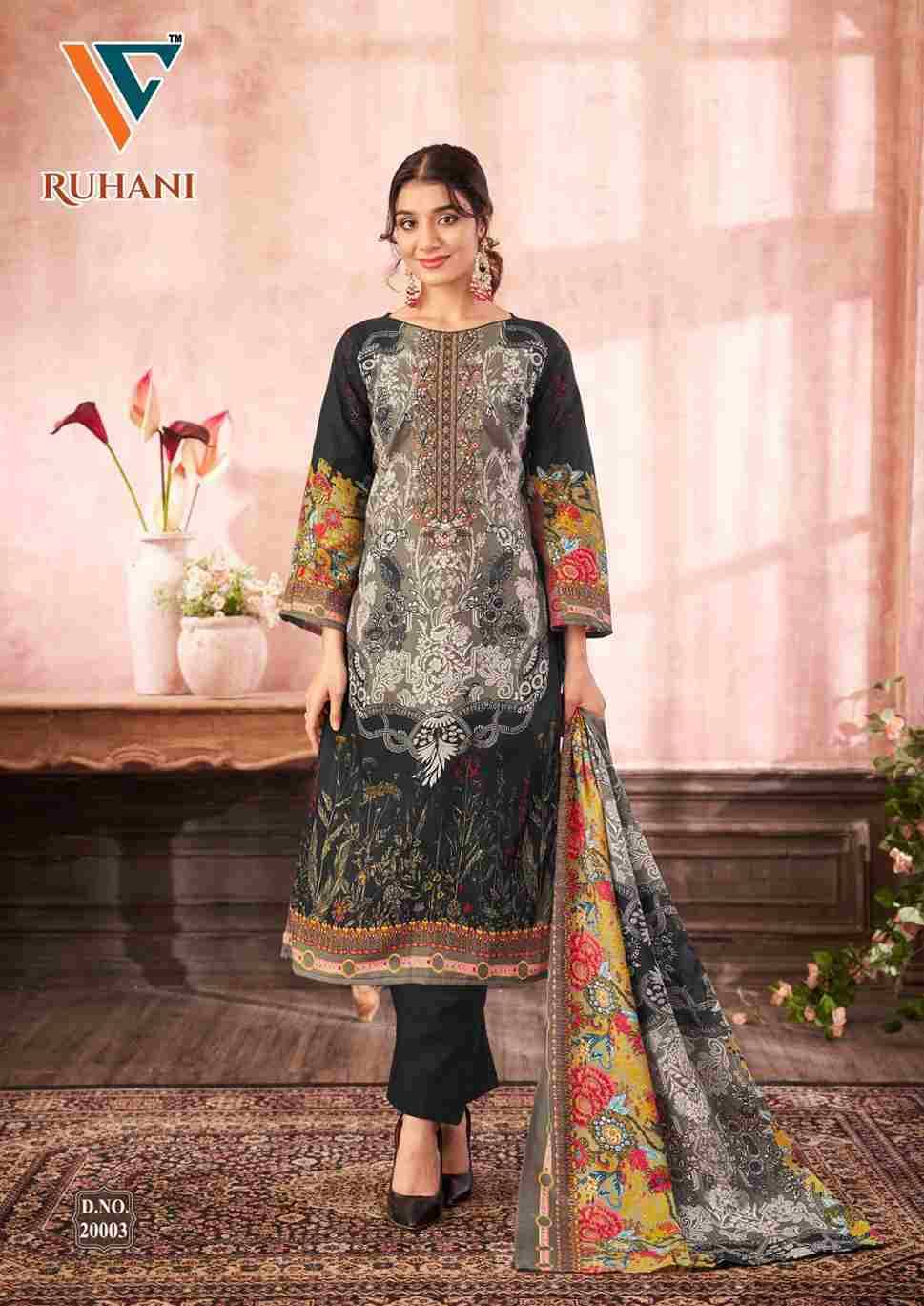 Ruhani Vol-20 By Vandana Fashion 20001 To 20008 Series Beautiful Festive Suits Stylish Fancy Colorful Casual Wear & Ethnic Wear Cotton Print Dresses At Wholesale Price