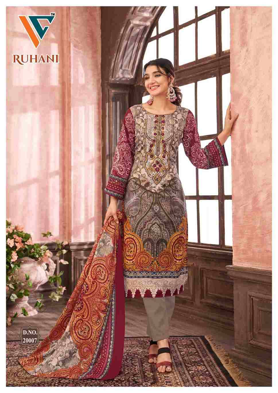 Ruhani Vol-20 By Vandana Fashion 20001 To 20008 Series Beautiful Festive Suits Stylish Fancy Colorful Casual Wear & Ethnic Wear Cotton Print Dresses At Wholesale Price