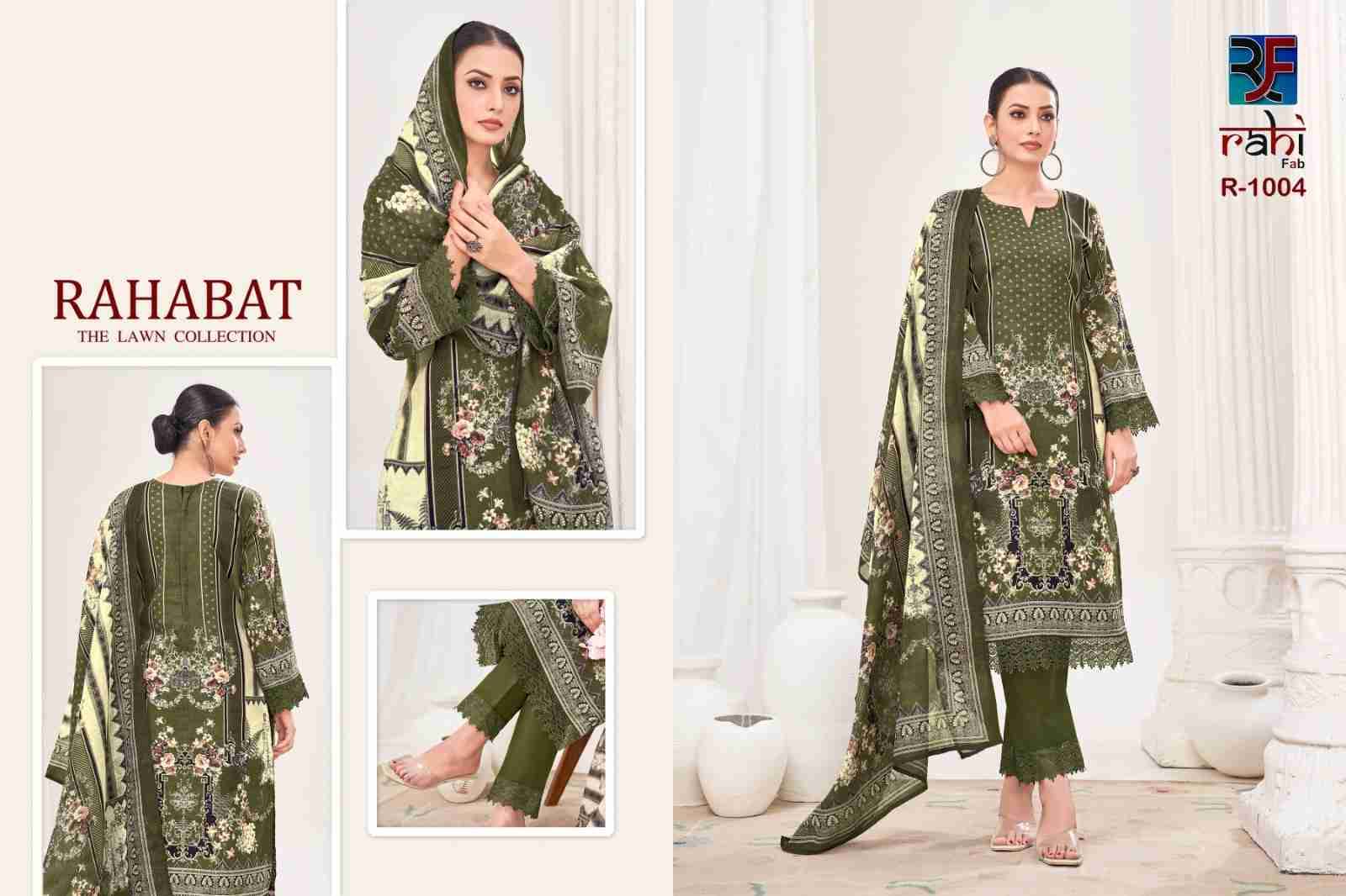 Rahabat By Rahi Fab 1001 To 1008 Series Beautiful Pakistani Suits Stylish Fancy Colorful Party Wear & Occasional Wear Pure Lawn Dresses At Wholesale Price