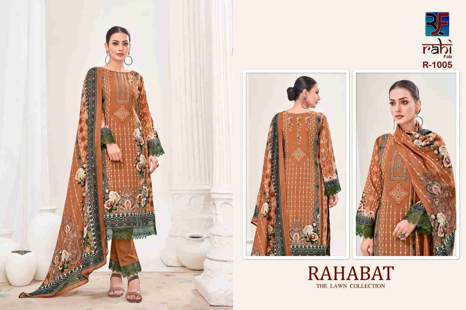 Rahabat By Rahi Fab 1001 To 1008 Series Beautiful Pakistani Suits Stylish Fancy Colorful Party Wear & Occasional Wear Pure Lawn Dresses At Wholesale Price