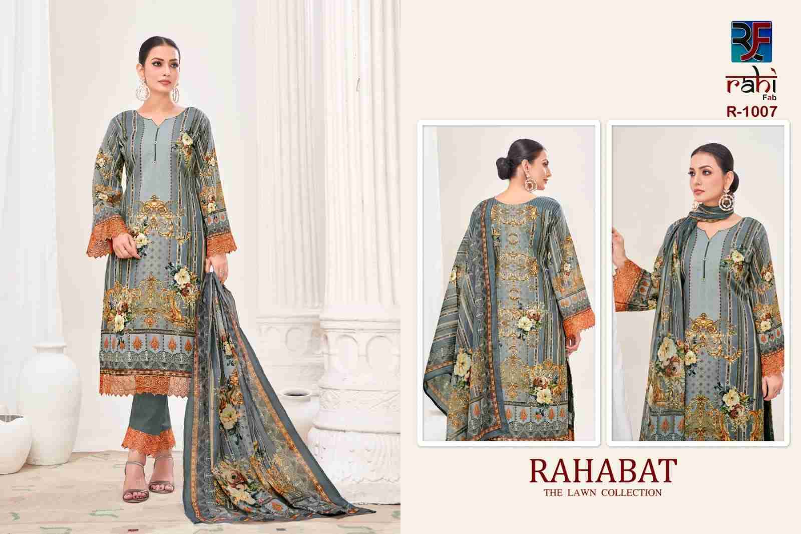 Rahabat By Rahi Fab 1001 To 1008 Series Beautiful Pakistani Suits Stylish Fancy Colorful Party Wear & Occasional Wear Pure Lawn Dresses At Wholesale Price