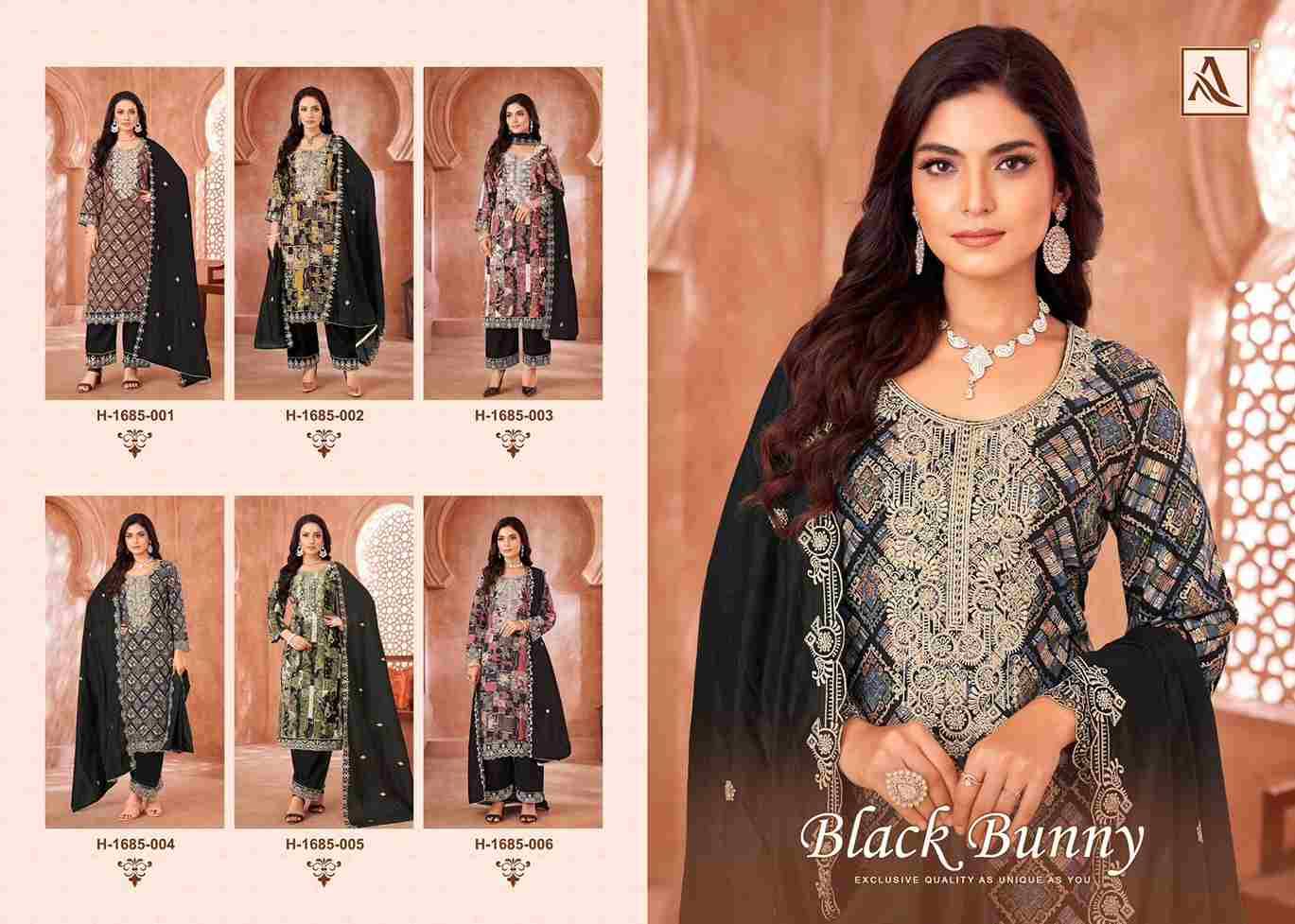 Black Bunny By Alok Suit 1685-001 To 1685-006 Series Beautiful Festive Suits Stylish Fancy Colorful Casual Wear & Ethnic Wear Pure Viscose Rayon Print Dresses At Wholesale Price