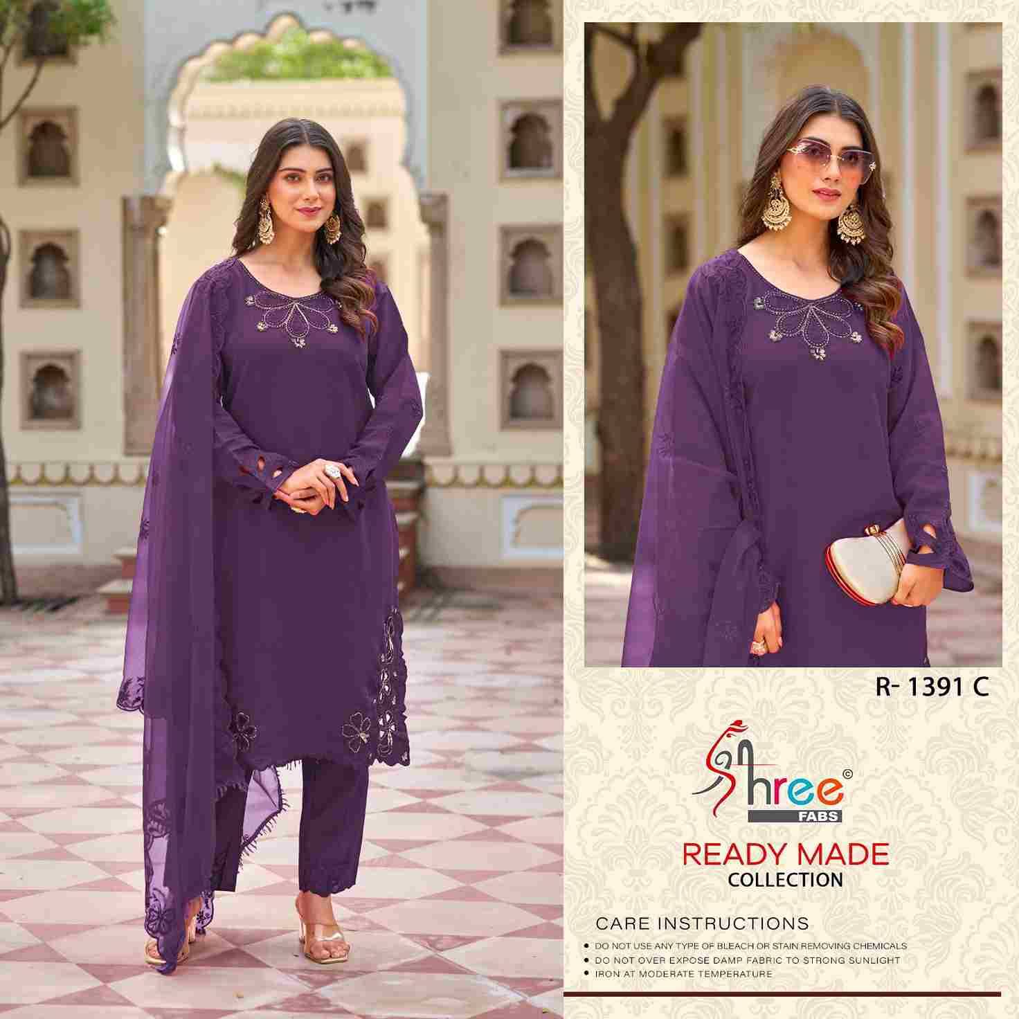 Shree Fabs Hit Design R-1391 Colours By Shree Fabs R-1391-A To R-1391-D Series Wholesale Designer Pakistani Suits Collection Beautiful Stylish Fancy Colorful Party Wear & Occasional Wear Roman Silk Dresses At Wholesale Price