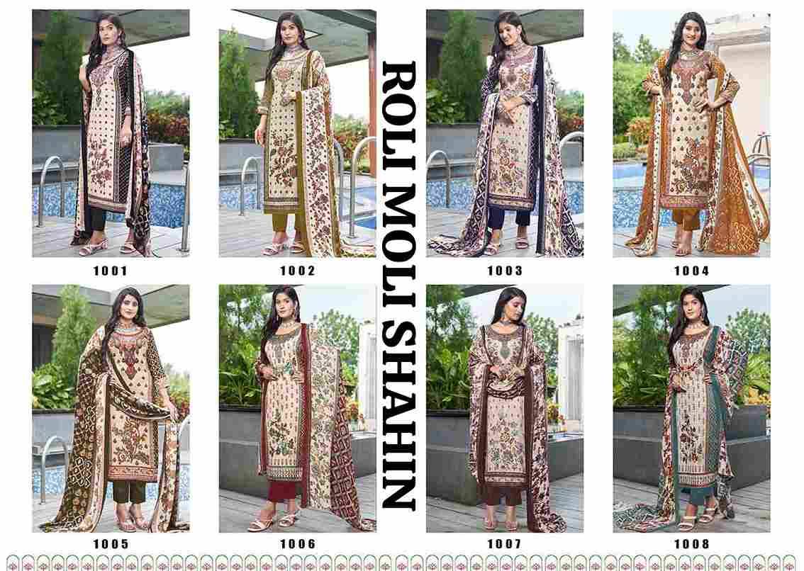 Shahin By Roli Moli 1001 To 1008 Series Beautiful Stylish Festive Suits Fancy Colorful Casual Wear & Ethnic Wear & Ready To Wear Pashmina Dresses At Wholesale Price