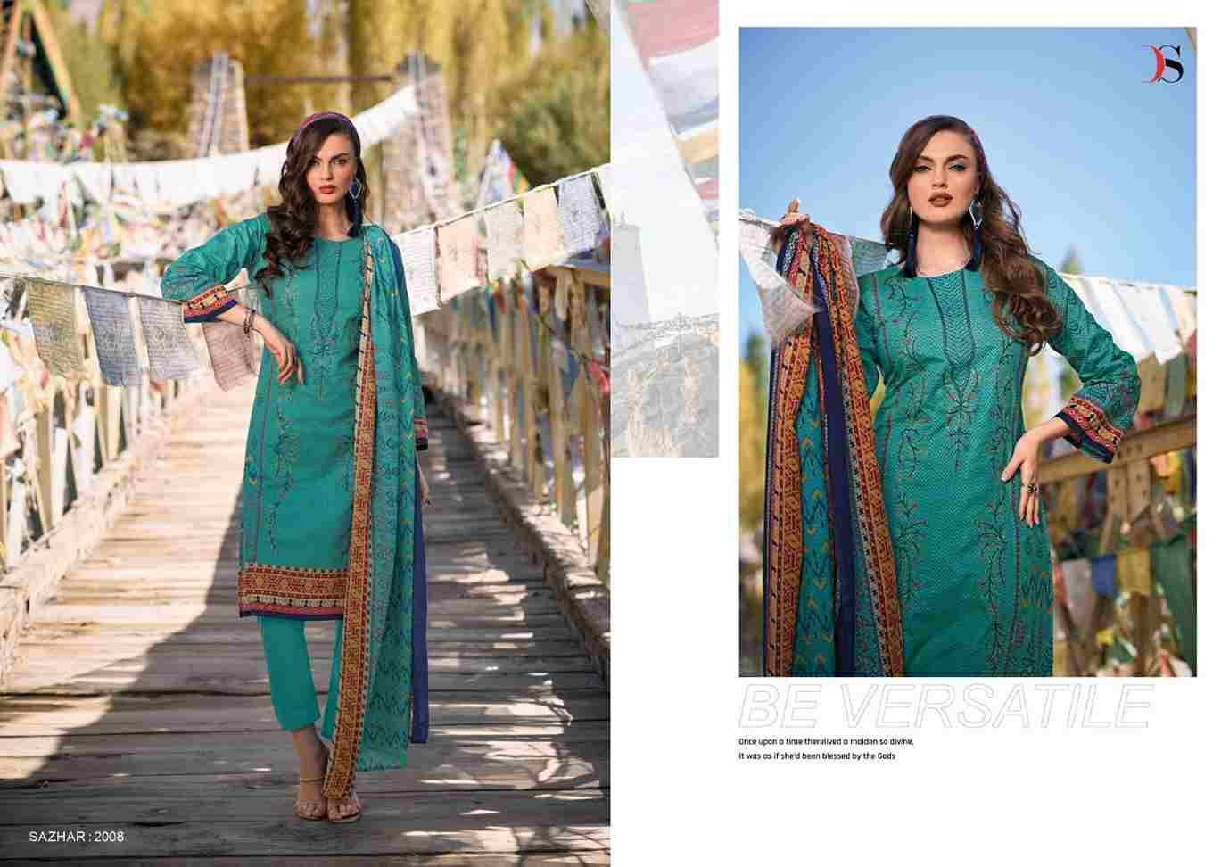 Sazhar Vol-2 By Deepsy Suits 2001 To 2008 Series Beautiful Pakistani Suits Colorful Stylish Fancy Casual Wear & Ethnic Wear Pure Pashmina With Embroidered Dresses At Wholesale Price