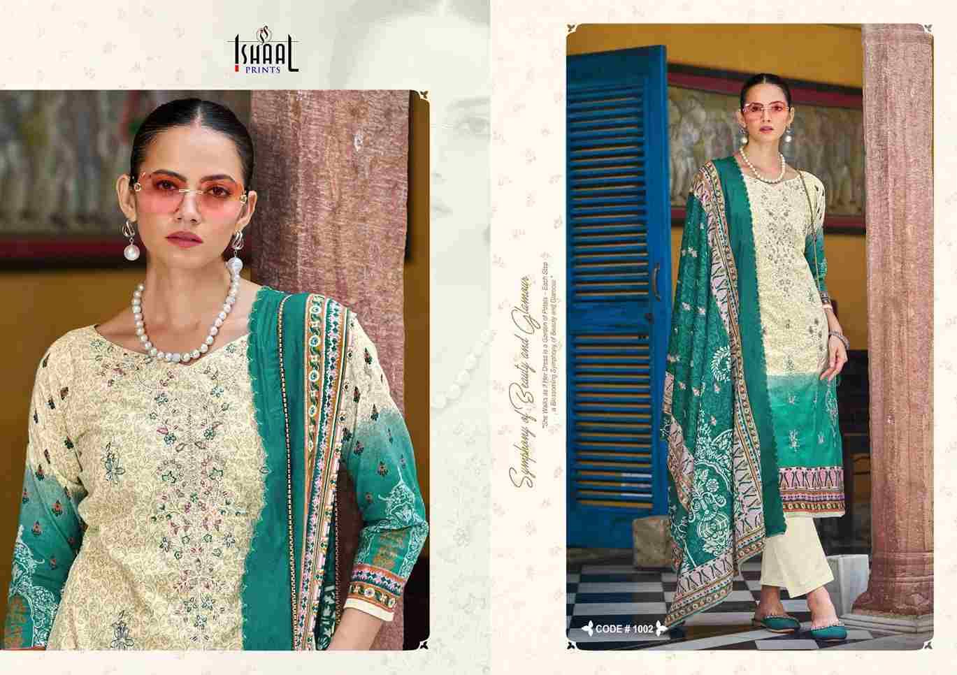 Embroidered Combo-2024 By Ishaal Prints 1001 To 1010 Series Beautiful Suits Colorful Stylish Fancy Casual Wear & Ethnic Wear Pure Lawn Printed Dresses At Wholesale Price