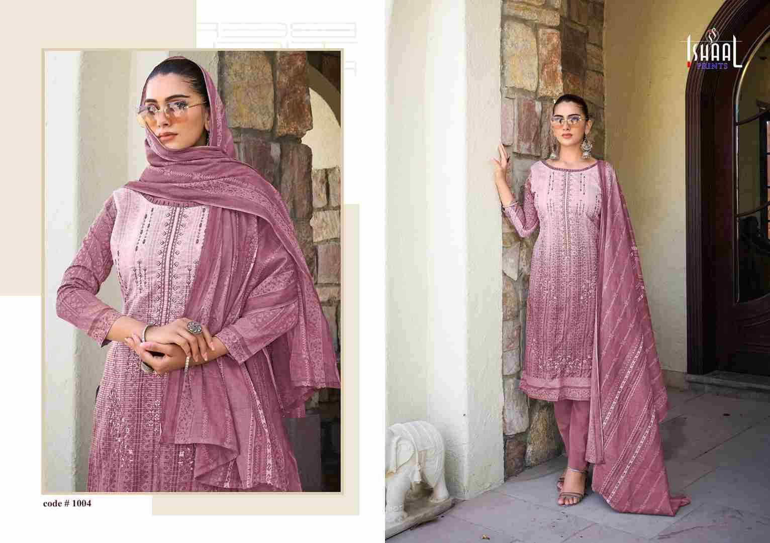 Embroidered Combo-2024 By Ishaal Prints 1001 To 1010 Series Beautiful Suits Colorful Stylish Fancy Casual Wear & Ethnic Wear Pure Lawn Printed Dresses At Wholesale Price