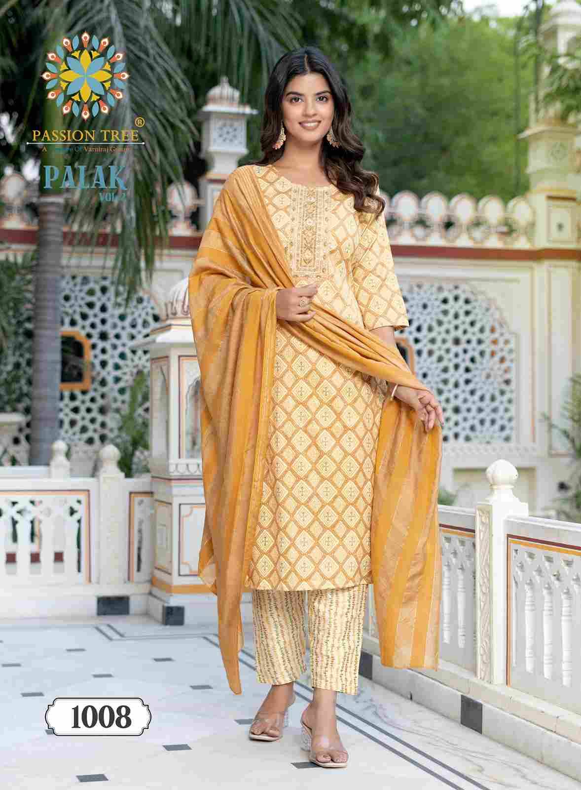 Palak Vol-2 By Passion Tree 1001 To 1010 Series Beautiful Festive Suits Colorful Stylish Fancy Casual Wear & Ethnic Wear Capsule Print Dresses At Wholesale Price