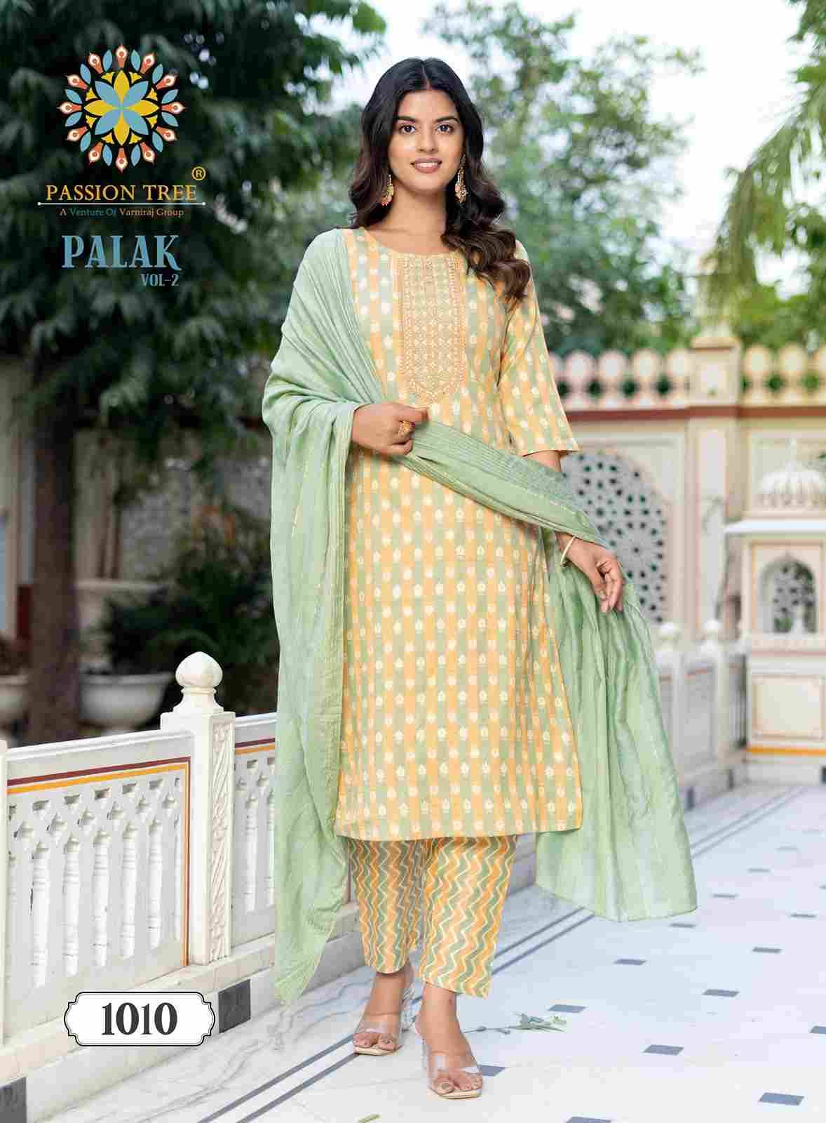 Palak Vol-2 By Passion Tree 1001 To 1010 Series Beautiful Festive Suits Colorful Stylish Fancy Casual Wear & Ethnic Wear Capsule Print Dresses At Wholesale Price