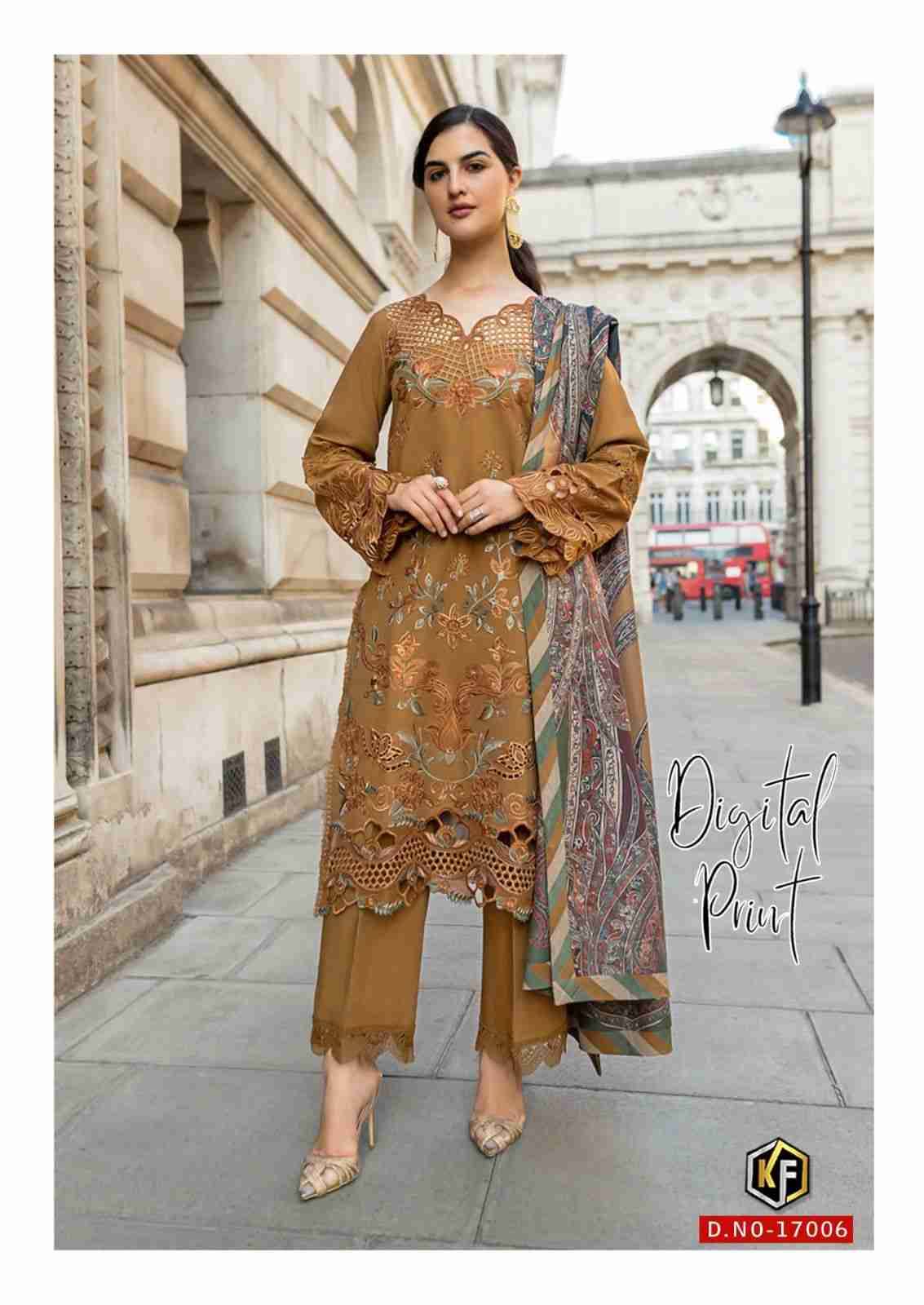 Sobia Nazir Vol-17 By Keval Fab 17001 To 17006 Series Beautiful Festive Suits Colorful Stylish Fancy Casual Wear & Ethnic Wear Heavy Cotton Print Dresses At Wholesale Price