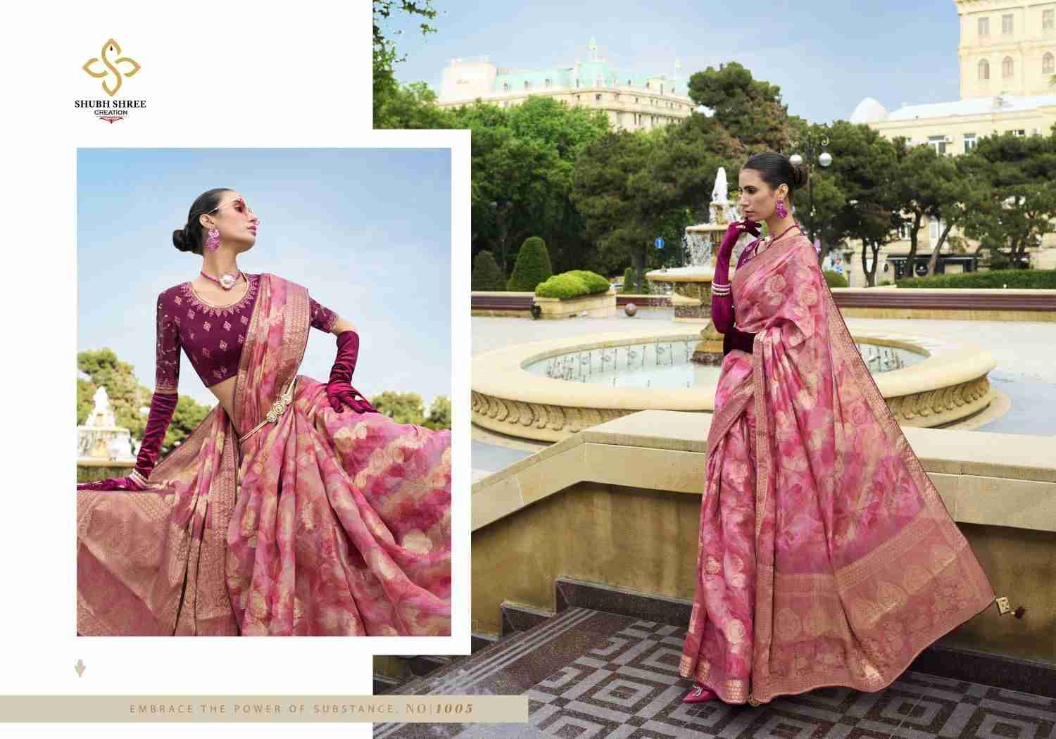 Spotlight By Shubh Shree 1001 To 1011 Series Indian Traditional Wear Collection Beautiful Stylish Fancy Colorful Party Wear & Occasional Wear Jacquard Sarees At Wholesale Price