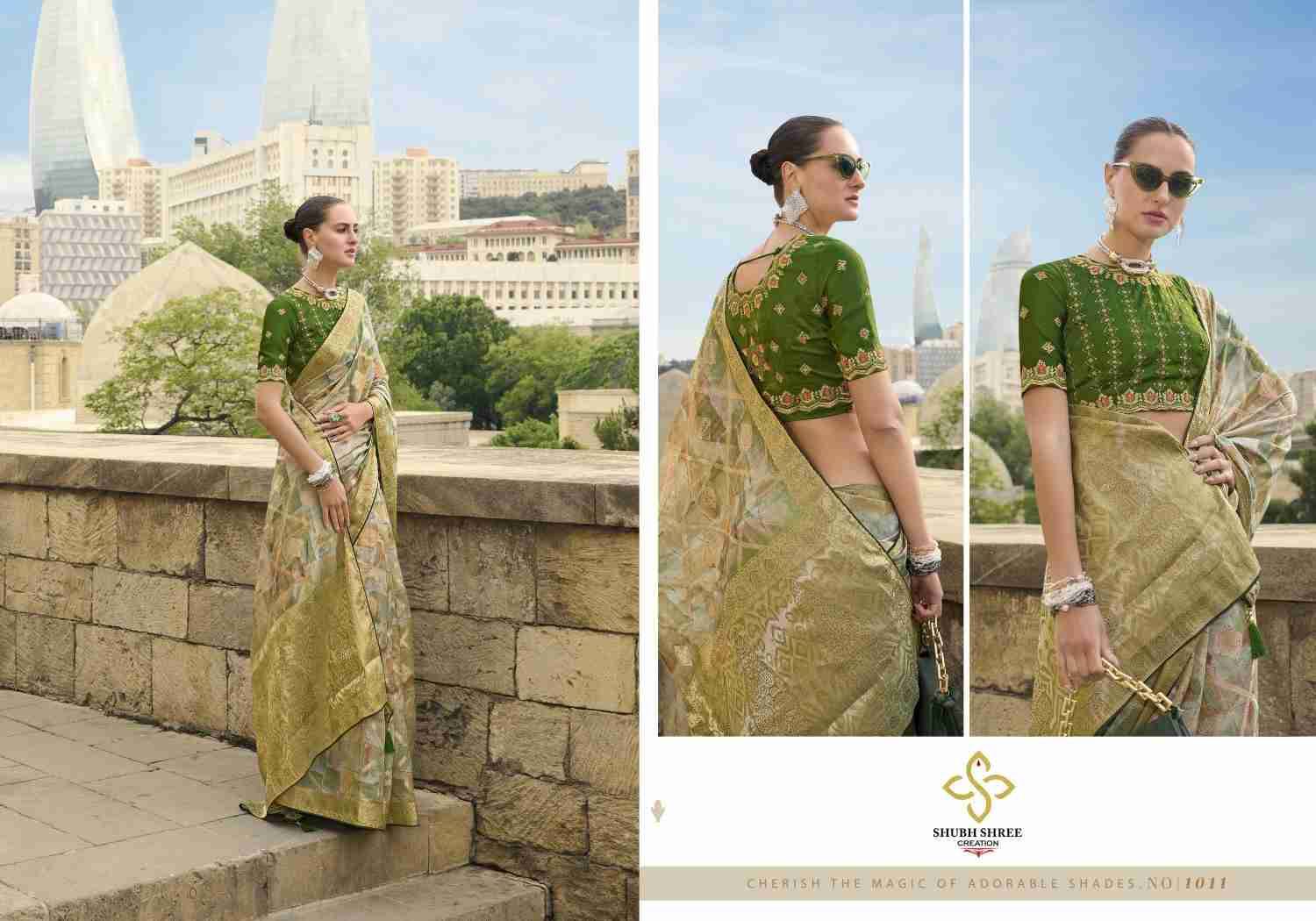 Spotlight By Shubh Shree 1001 To 1011 Series Indian Traditional Wear Collection Beautiful Stylish Fancy Colorful Party Wear & Occasional Wear Jacquard Sarees At Wholesale Price