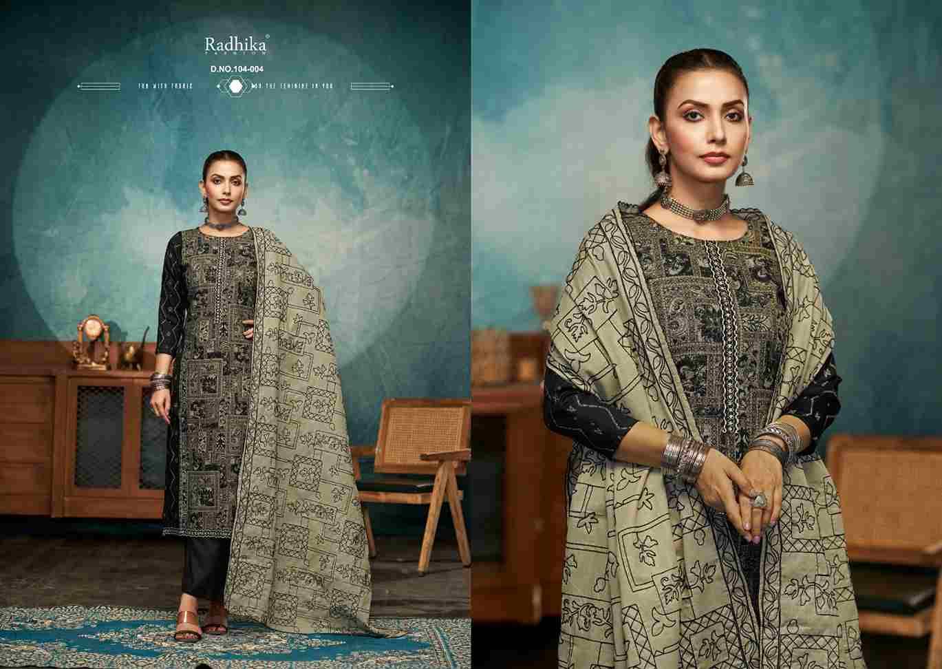 Black Berry Vol-15 By Azara 104-001 To 104-004 Series Beautiful Stylish Festive Suits Fancy Colorful Casual Wear & Ethnic Wear & Ready To Wear Cotton Print Dresses At Wholesale Price